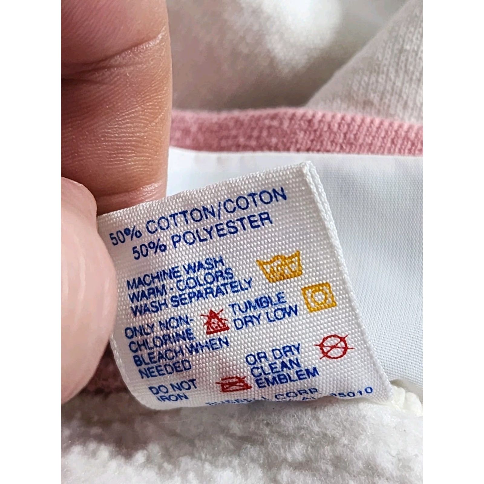 Vintage Vintage Morning Sun Sweatshirt L Women Mock Neck Pullover Floral Cotton Polyester White Fall Spring Summer Winter 90s Theme Size L / US 10 / IT 46 - 6 Thumbnail