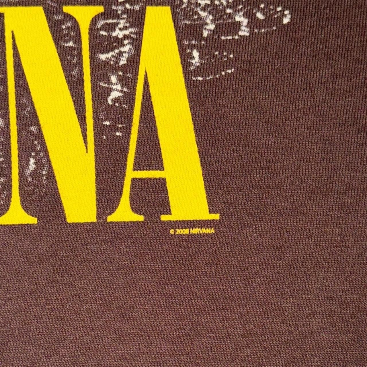 Nirvana Vintage 2008 Y2K Nirvana Angel Wing Spellout Grunge Band Tee Size US XL / EU 56 / 4 - 5 Thumbnail