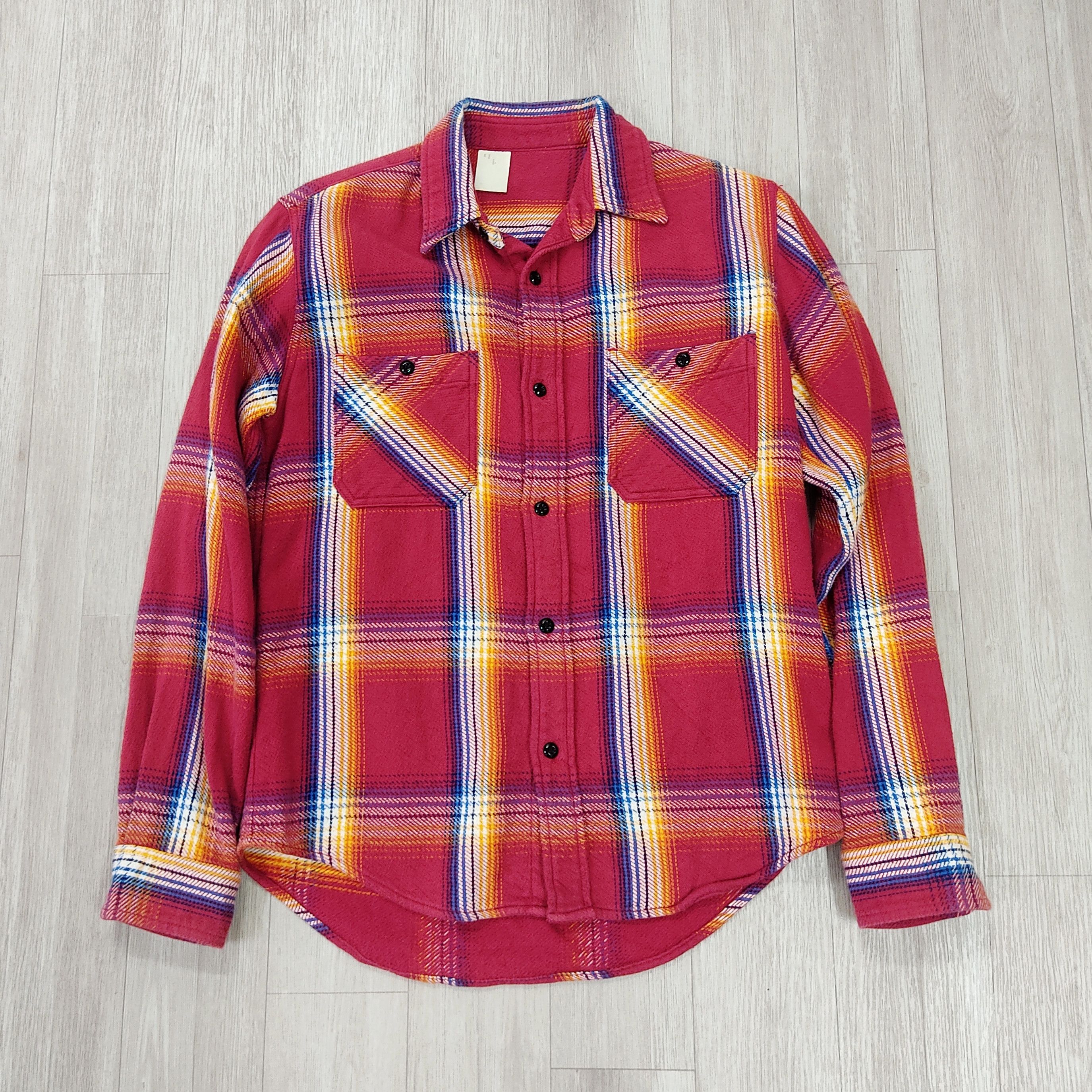 N.Hoolywood N.Hoolywood Plaid Flannel Shirts Size US L / EU 52-54 / 3 - 3 Thumbnail