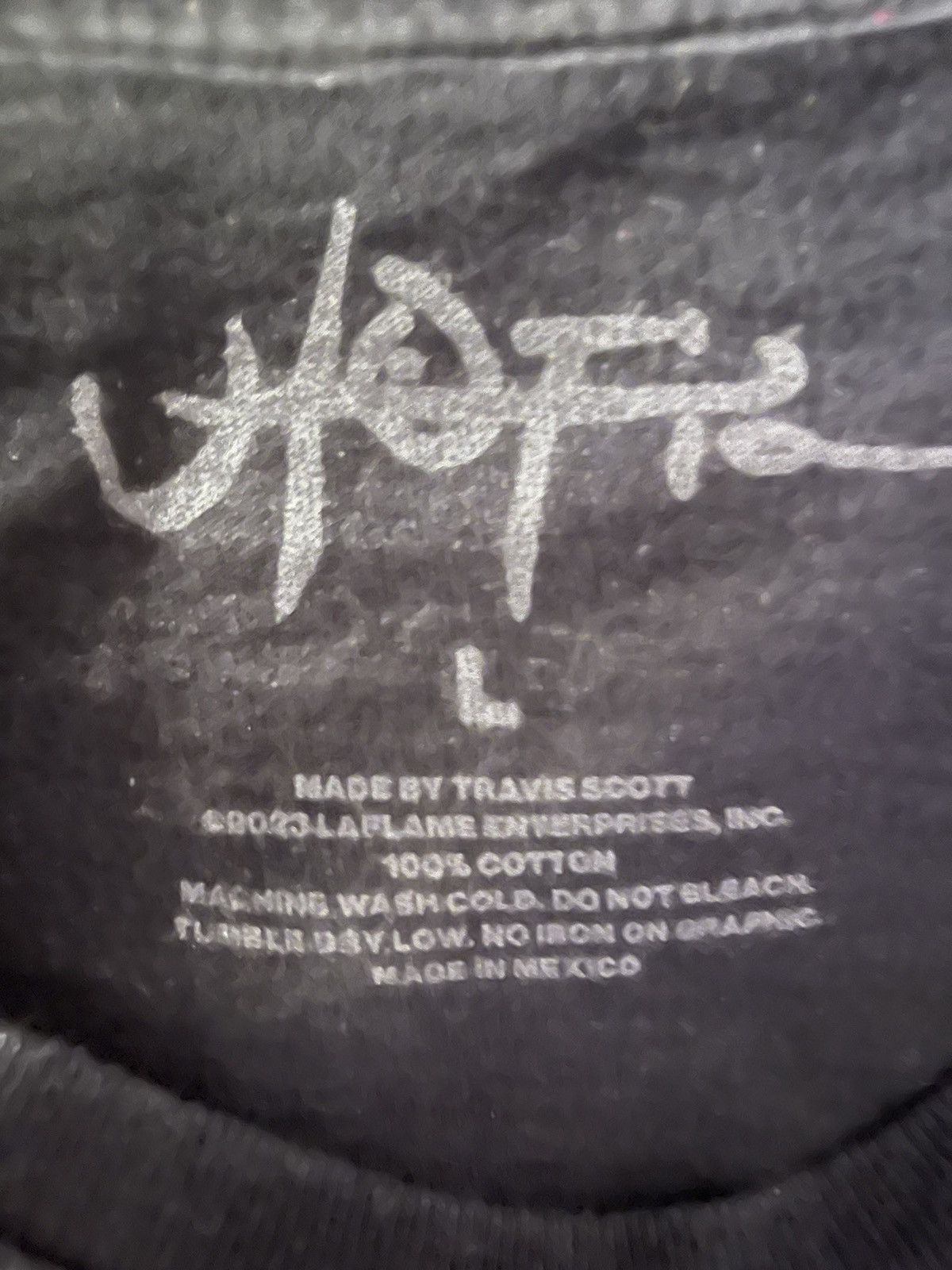Travis Scott Travis Scott Circus Maximus Men’s Large Black Tee Shirt Size US L / EU 52-54 / 3 - 3 Thumbnail