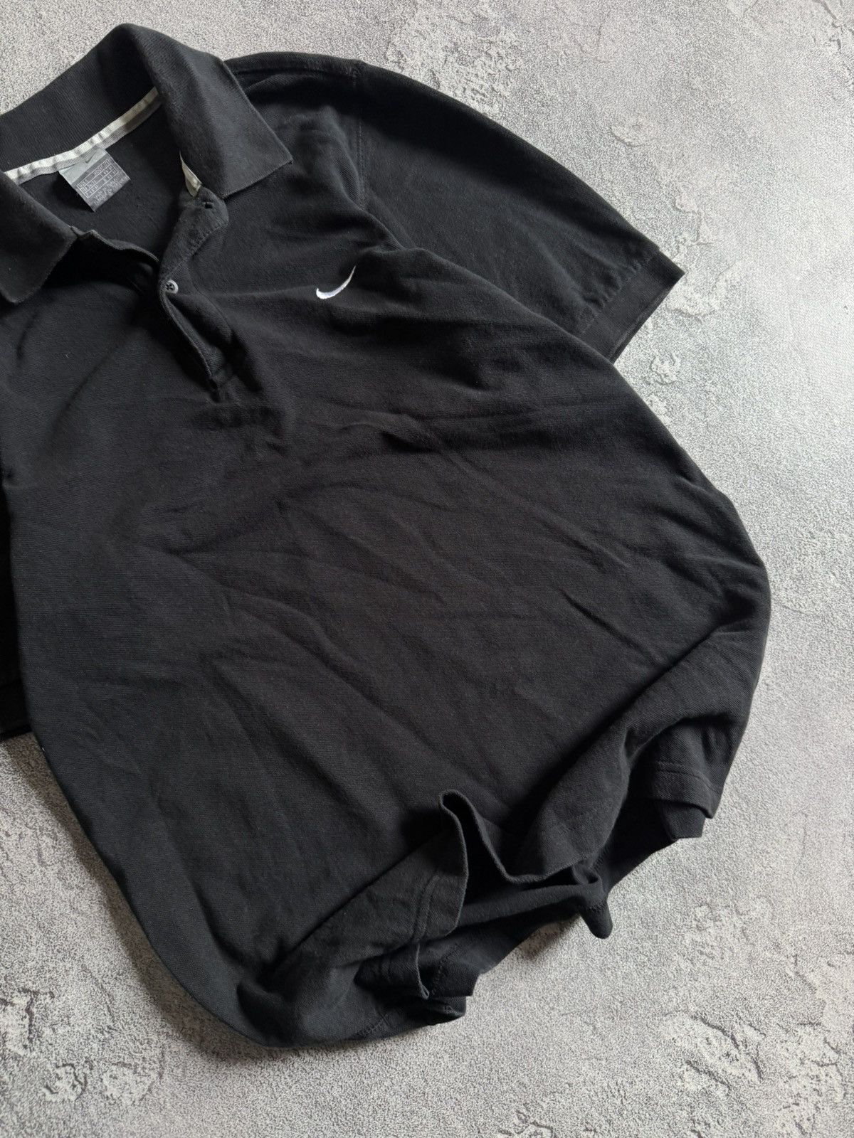 Nike × Vintage Nike S black basic polo tee T-shirt swoosh vintage Size US S / EU 44-46 / 1 - 3 Thumbnail