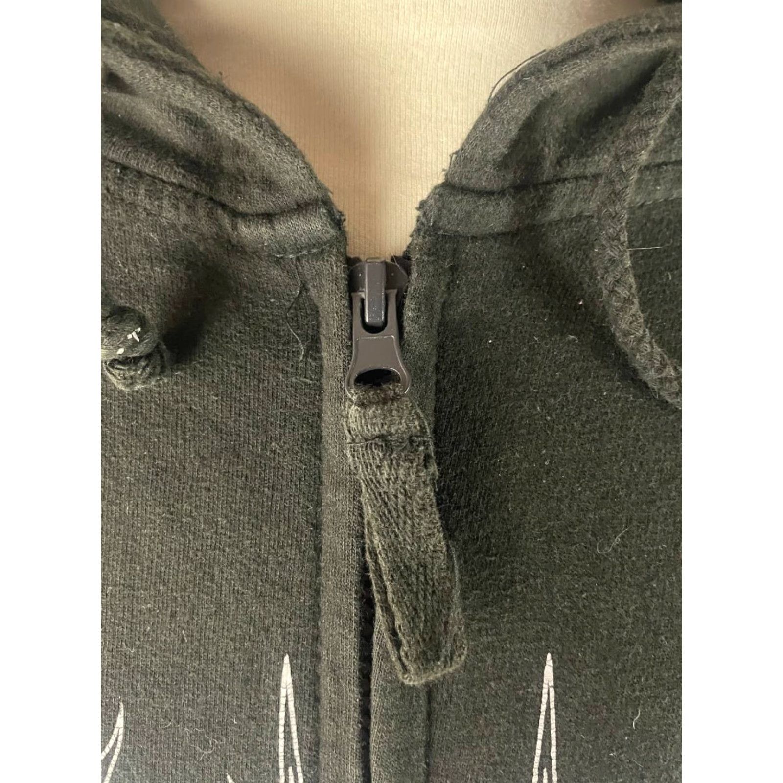 Vintage All We Do Is Hoodie Mens XL Black Cotton Polyester Fleece Full Zipper Pockets Logo Zipper Vintage No Size US XL / EU 56 / 4 - 7 Thumbnail