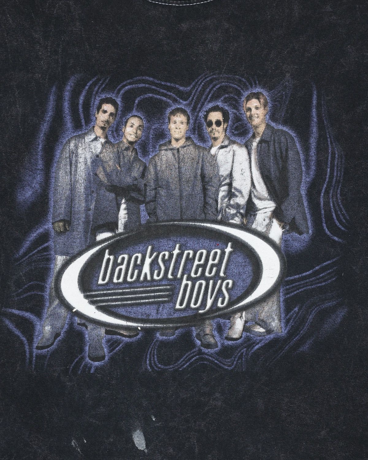 Band Tees Vintage Backstreet Boys Graphic T-Shirt Washed Black Size US S / EU 44-46 / 1 - 2 Thumbnail