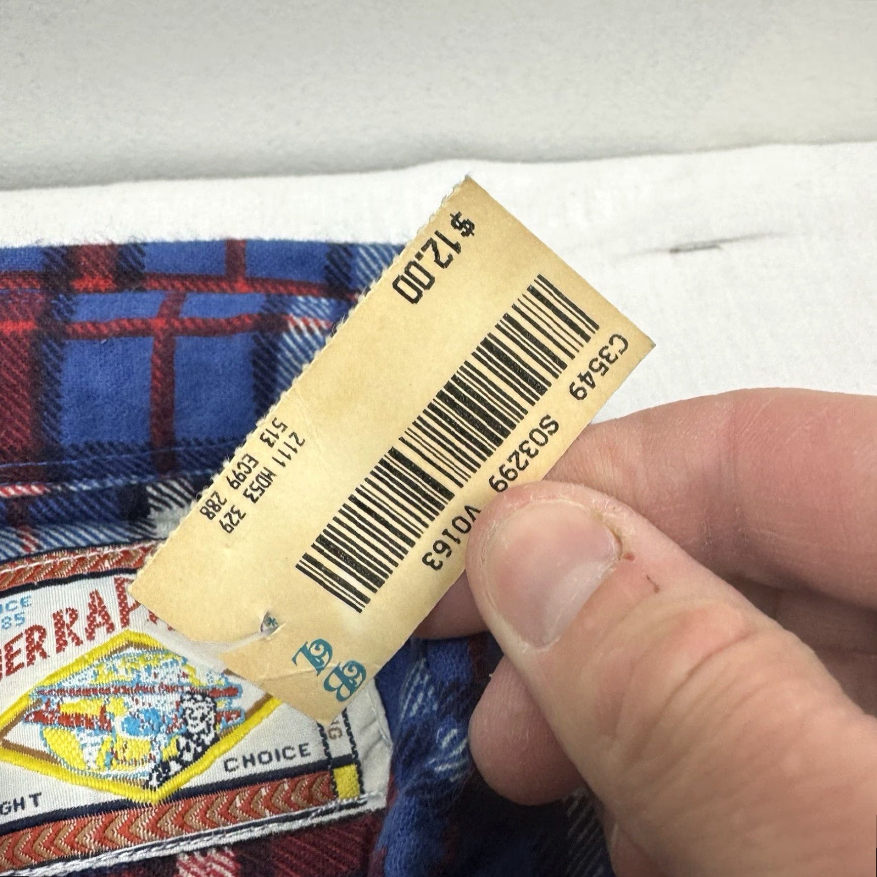 Vintage VINTAGE Sierra Pacific Shirt Adult Medium Plaid Flannel NWT Blue 90s Western Pear Snap Button-Up Mens Size US M / EU 48-50 / 2 - 5 Thumbnail