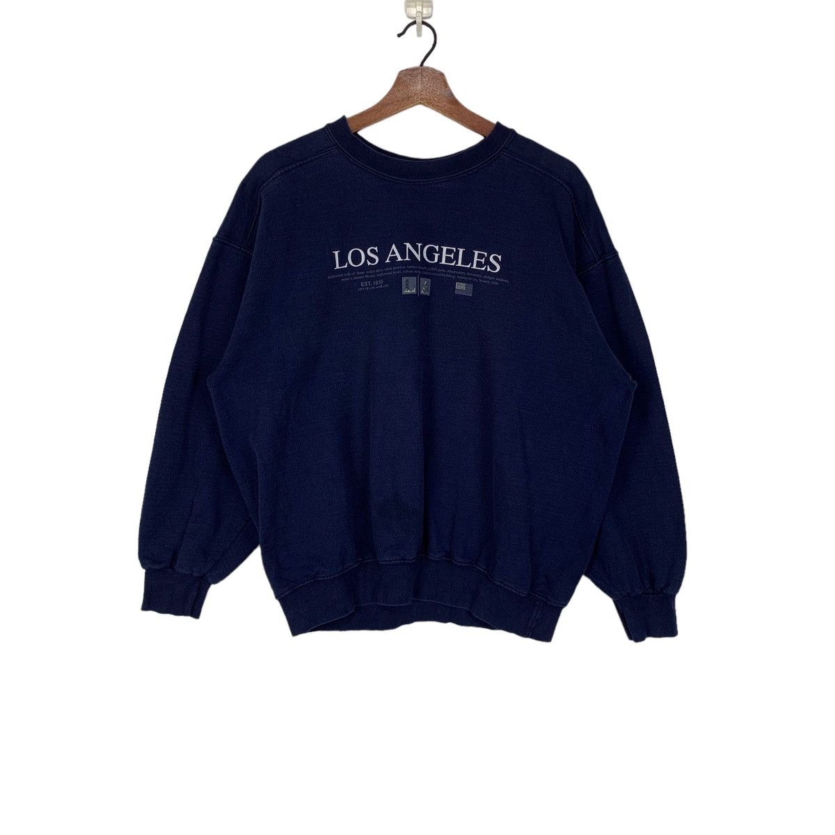 Vintage Vintage Tuf Threads Los Angeles Crewneck Sweatshirt Size US M / EU 48-50 / 2 - 1 Thumbnail
