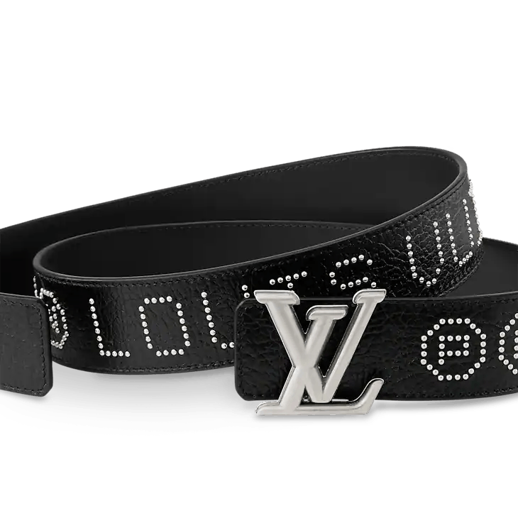 Louis Vuitton LV Dimension Rockabilly Studs 40MM Reversible Belt 95CM Size ONE SIZE - 2 Thumbnail