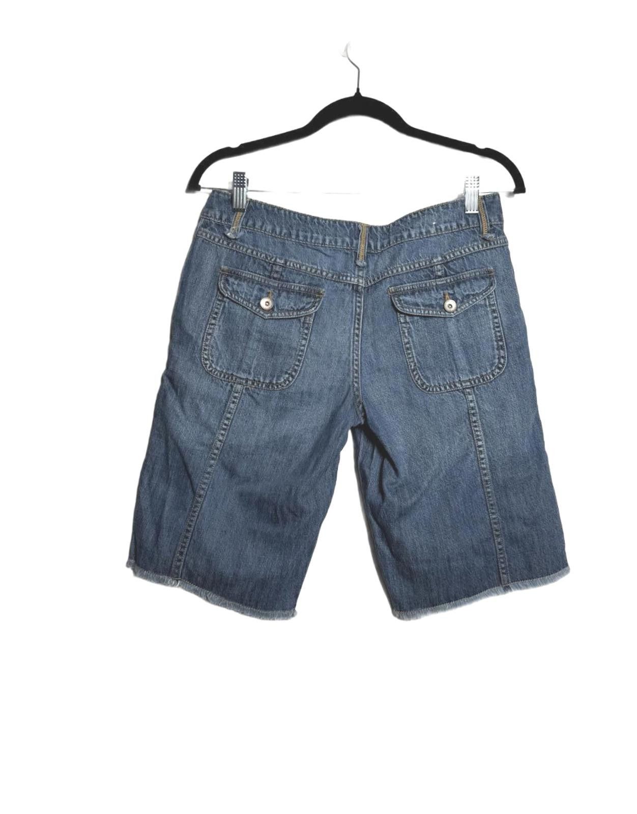 Designer Y2K Mossimo Denim Bermuda Shorts Size 32" / US 10 / IT 46 - 2 Thumbnail