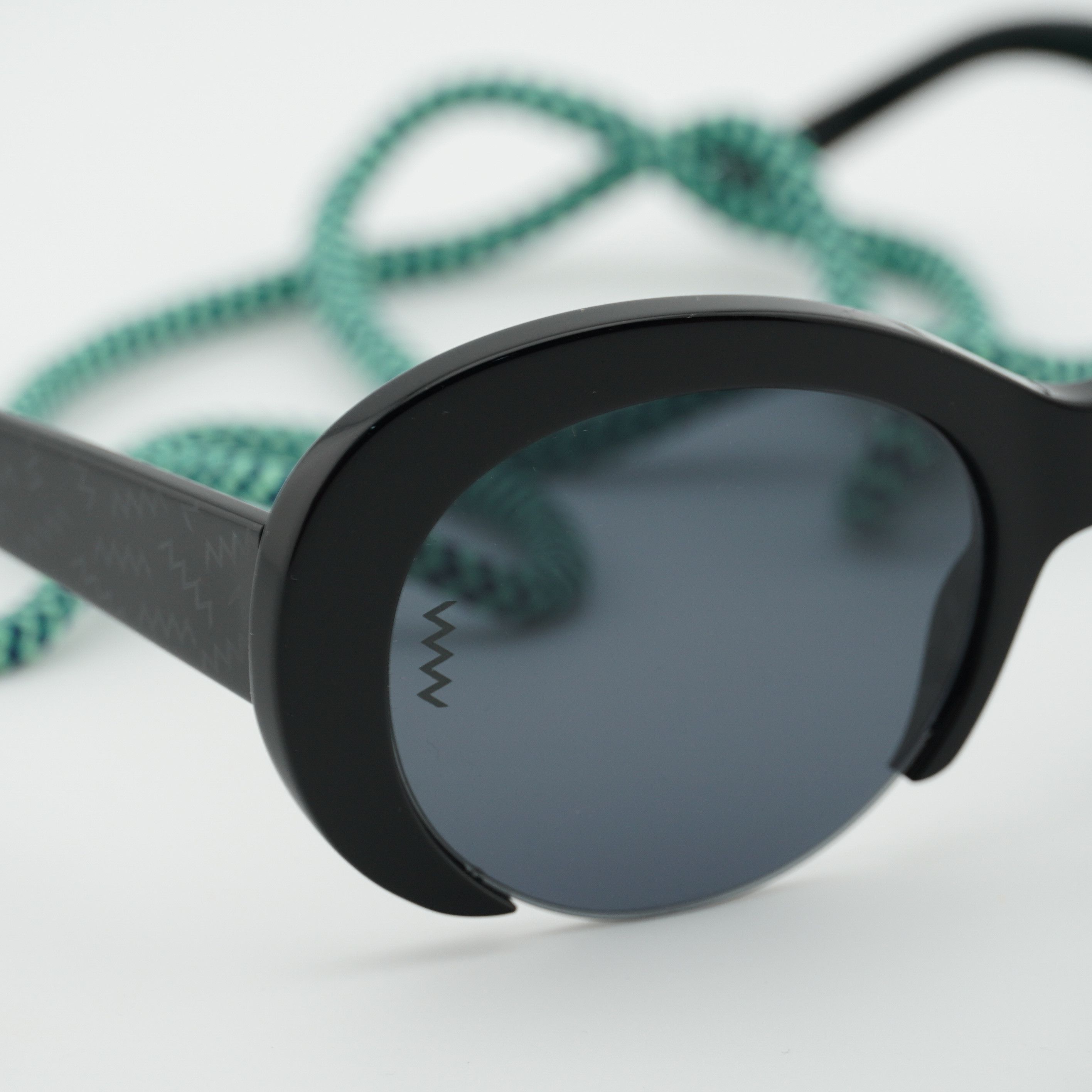 Missoni M Missoni MMI 0071/S 0807 IR Sunglasses Black Round Frame Size ONE SIZE - 7 Thumbnail