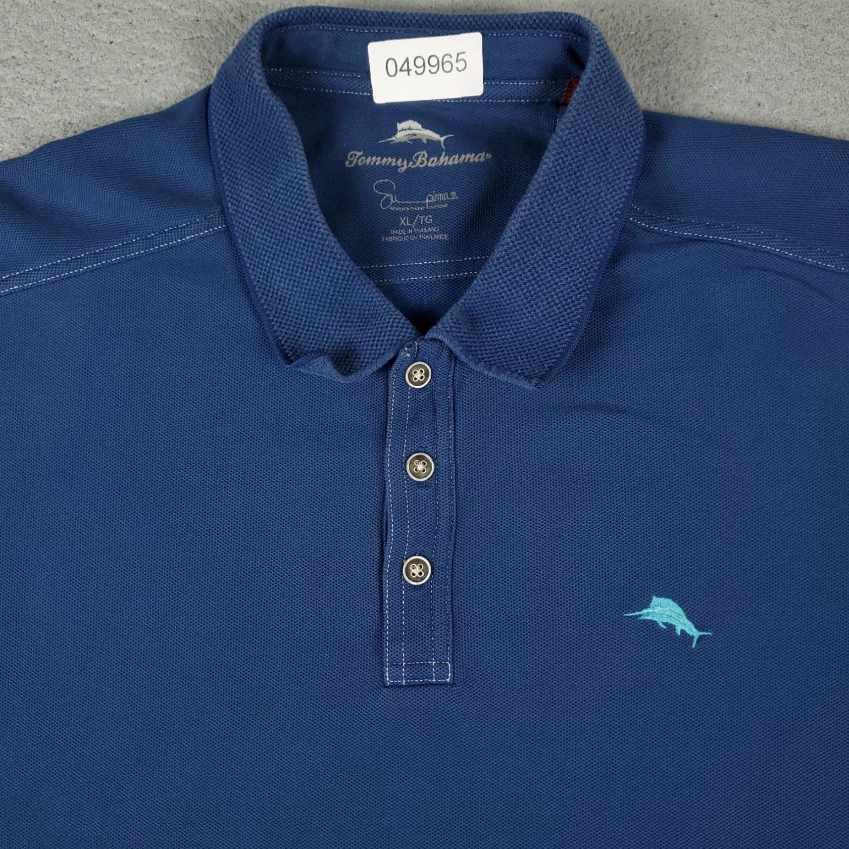 Tommy Bahama Tommy Bahama Polo Shirt Mens XL Blue Casual Short Sleeve Polo Shirt Casual Colorful Modern Preppy Sports Mens Size US XL / EU 56 / 4 - 2 Thumbnail