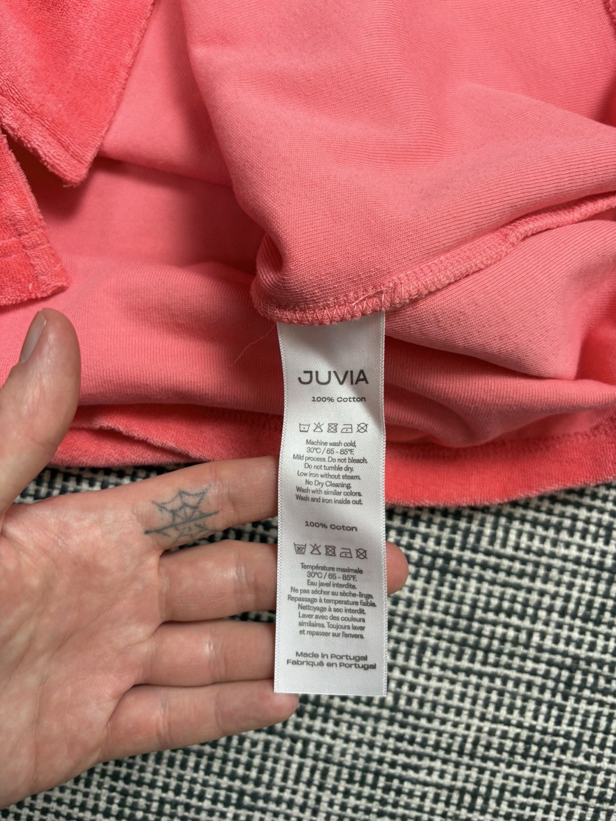Other Juvia terry cloth polo shirt designer rrp 139€ Size US XL / EU 56 / 4 - 4 Thumbnail