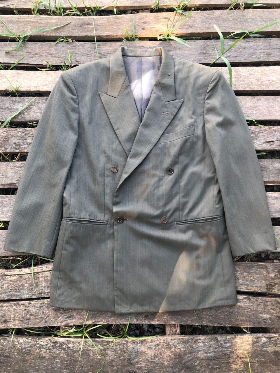 Issey Miyake Vintage Issey Miyake Grey Coat Jacket Size US M / EU 48-50 / 2 - 1 Thumbnail