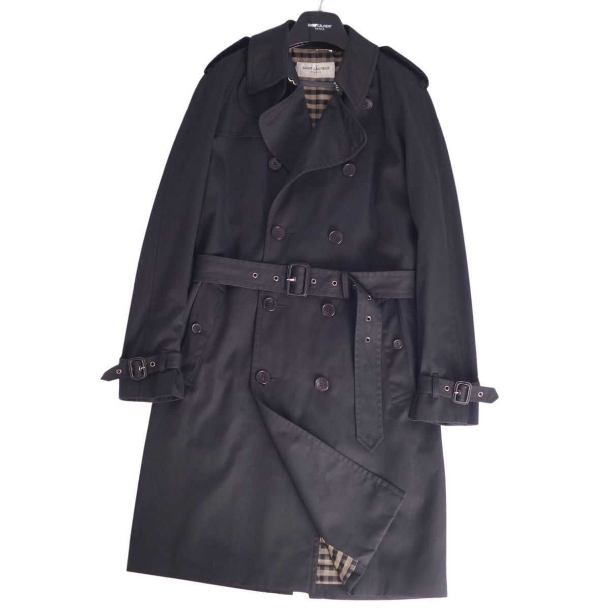 Saint Laurent Paris Saint Laurent Trench Caot Size US L / EU 52-54 / 3 - 3 Thumbnail