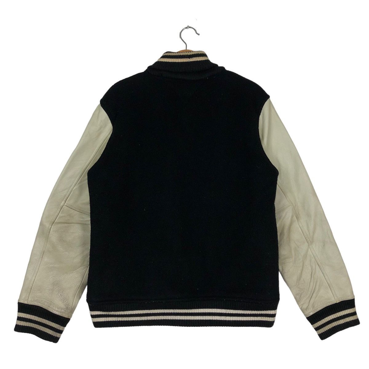 Japanese Brand 🔥90s Vintage Varsity Jacket Tommy Hilfiger Leather Handling Size US L / EU 52-54 / 3 - 7 Thumbnail