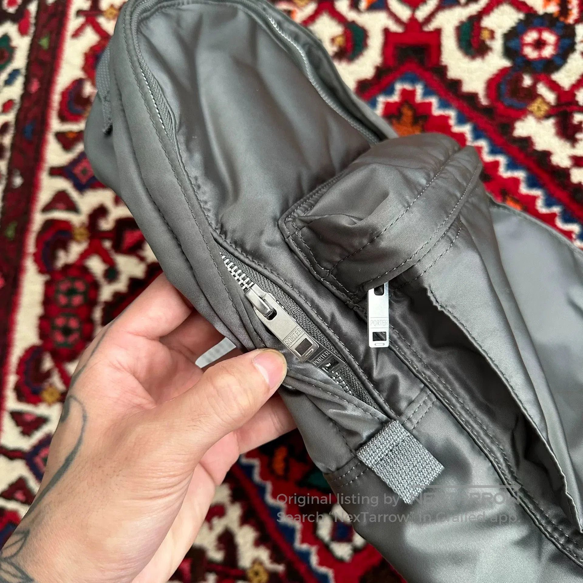 Porter porter tanker daypack backpack in gray. Size ONE SIZE - 3 Thumbnail