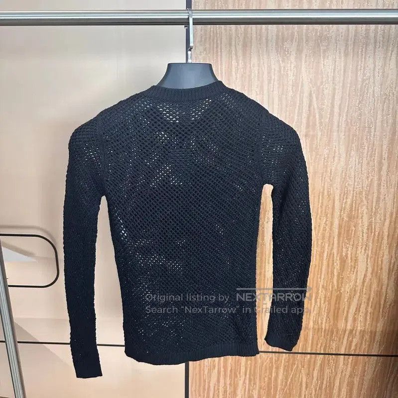 Dior Dior Black Knit Sweater with Green Print . Size XS / US 0-2 / IT 36-38 - 2 Thumbnail