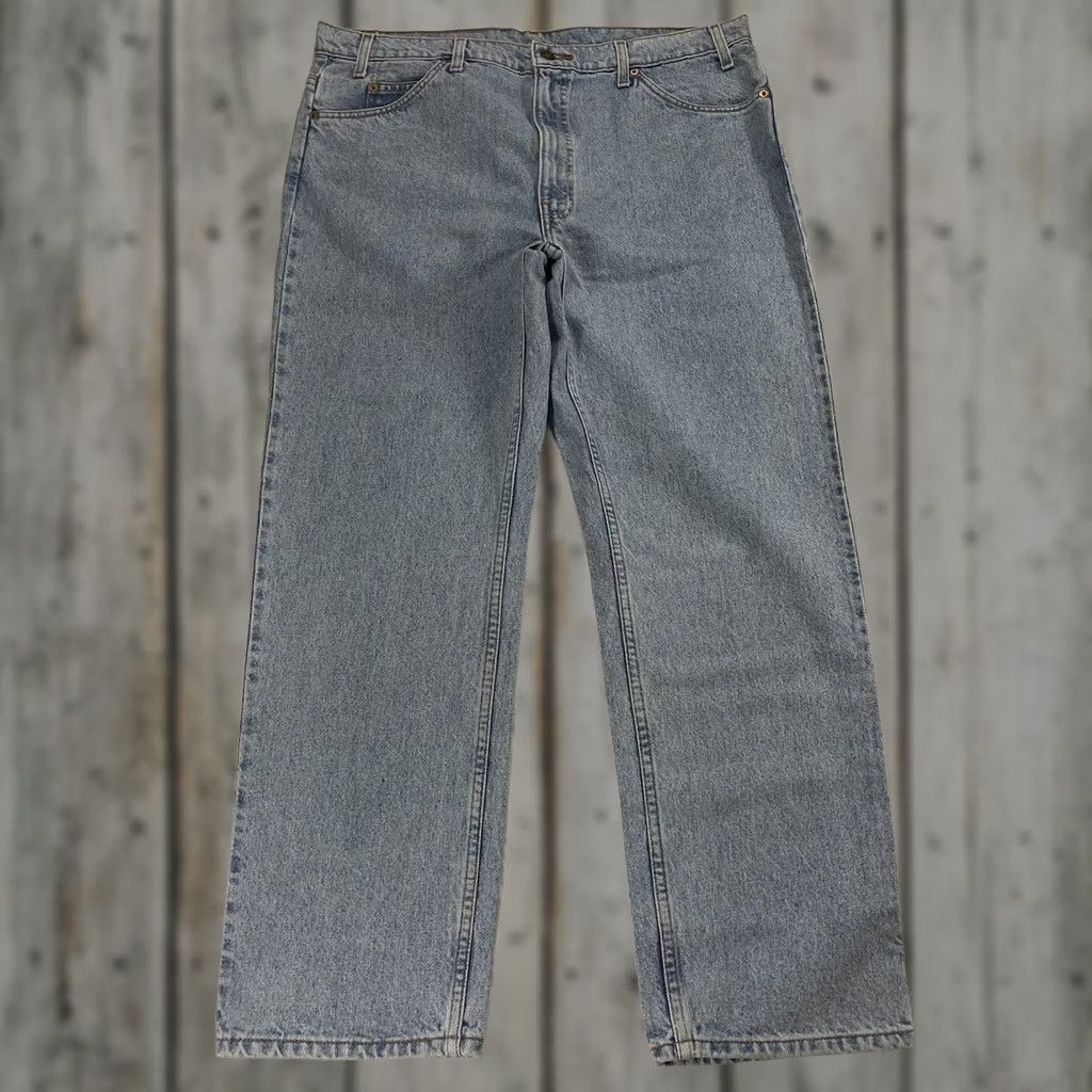 Levi's VINTAGE Levi's 505 Jeans Denim Blue 40x30 Regular Straight 90s Retro Classic Mens Size US 40 / EU 56 - 1 Thumbnail