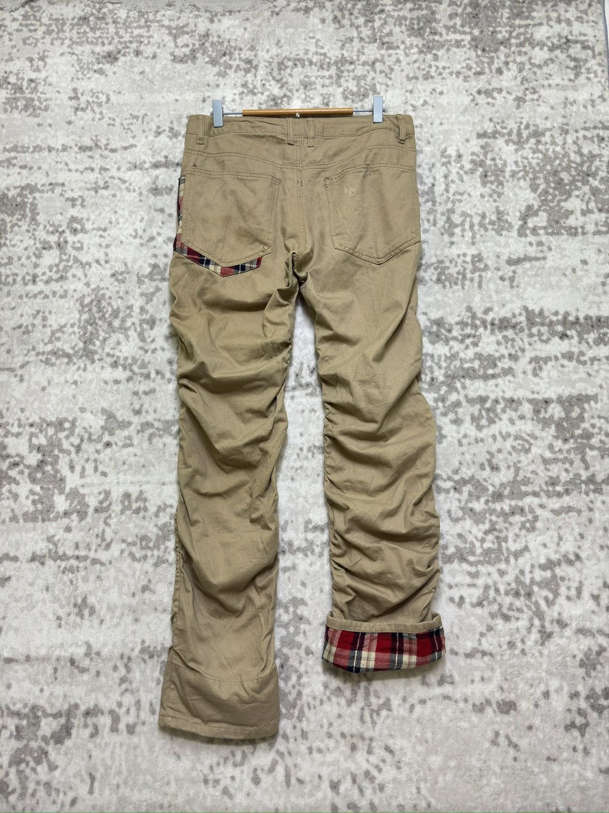 If Six Was Nine Y2k Unbranded Stacked Pant Tartan Design Size US 32 / EU 48 - 2 Thumbnail