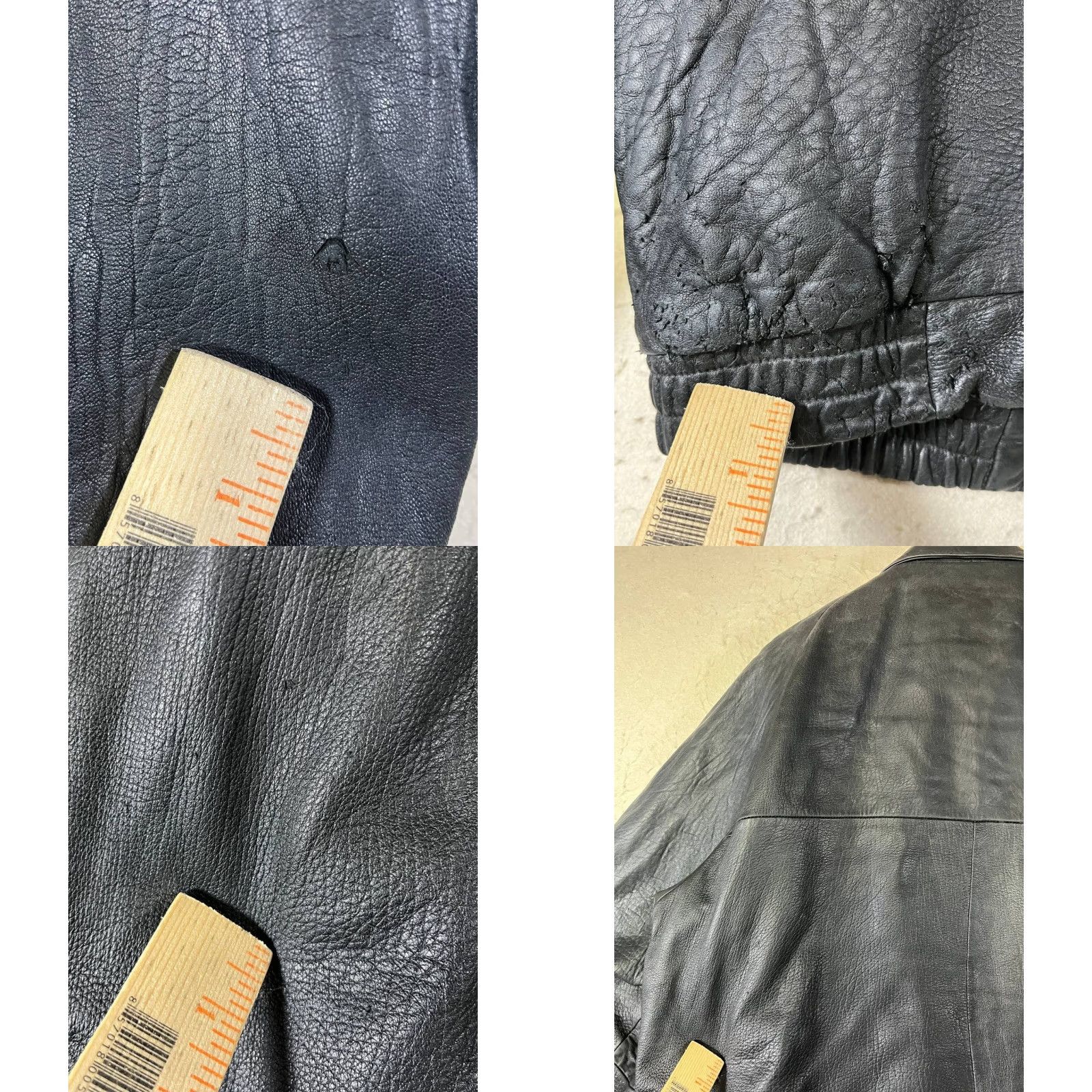 Wilson VINTAGE Wilson Jacket Leather Pelle Studio Thinsulate Ultra Black 2XL Men Size US XXL / EU 58 / 5 - 8 Thumbnail