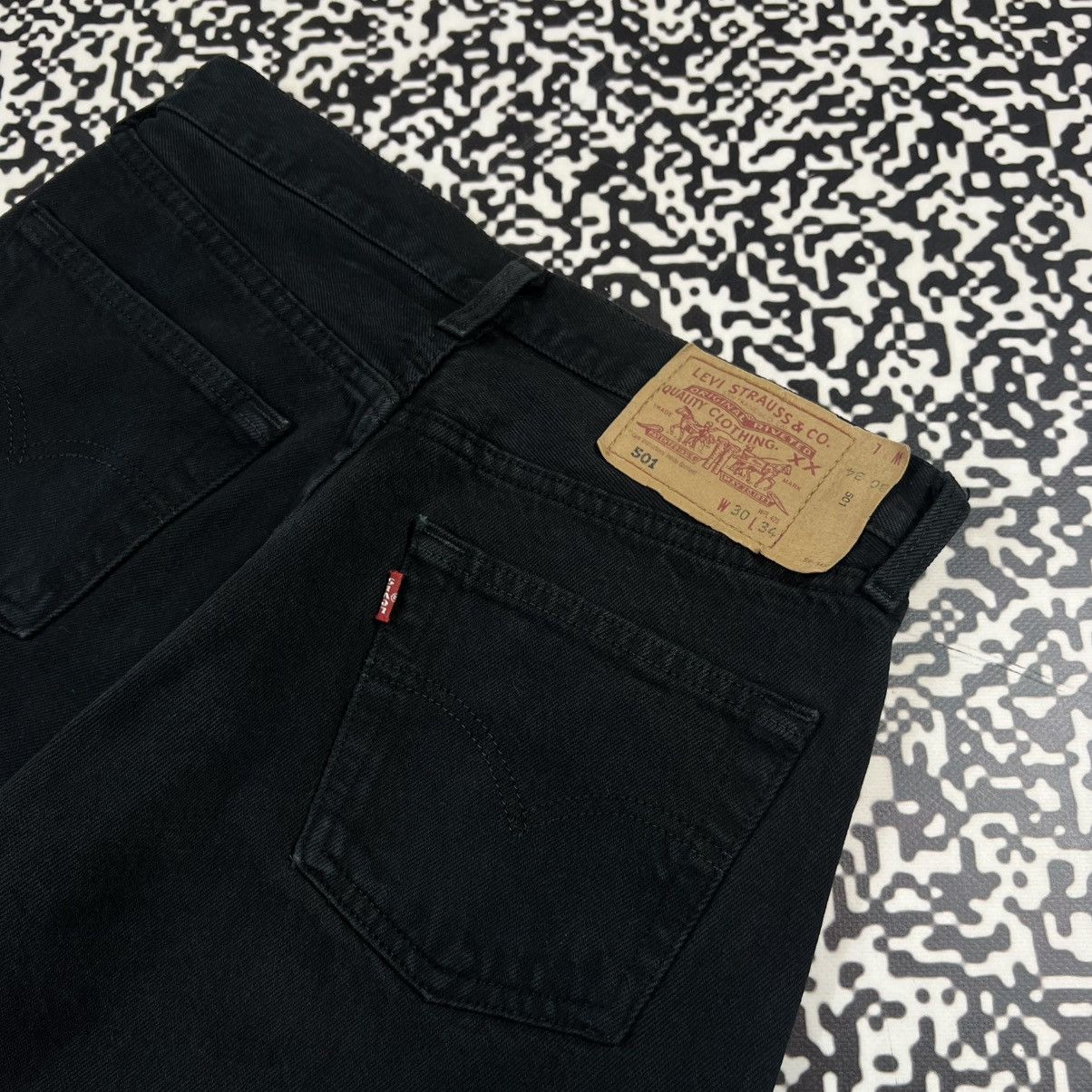Levi's Vintage Y2K Levis 501 Denim Cropped Shorts Size US 30 / EU 46 - 6 Thumbnail