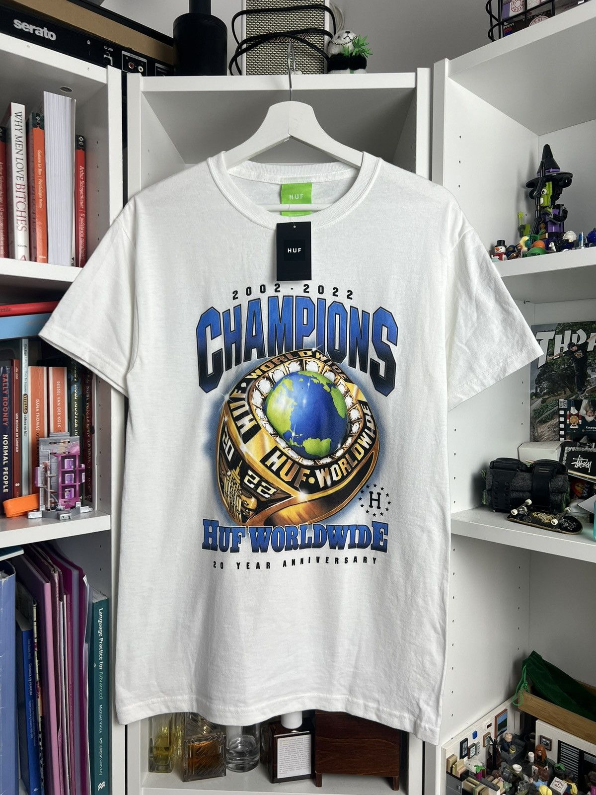 Huf Huf champions white t-shirt S DSWT skate baggy rare casual Size US S / EU 44-46 / 1 - 1 Thumbnail