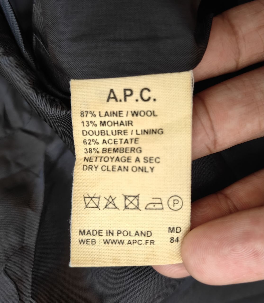 A.P.C. A.P.C Paisley Wool Midi Dress, Made in Poland Size S / US 4 / IT 40 - 6 Thumbnail