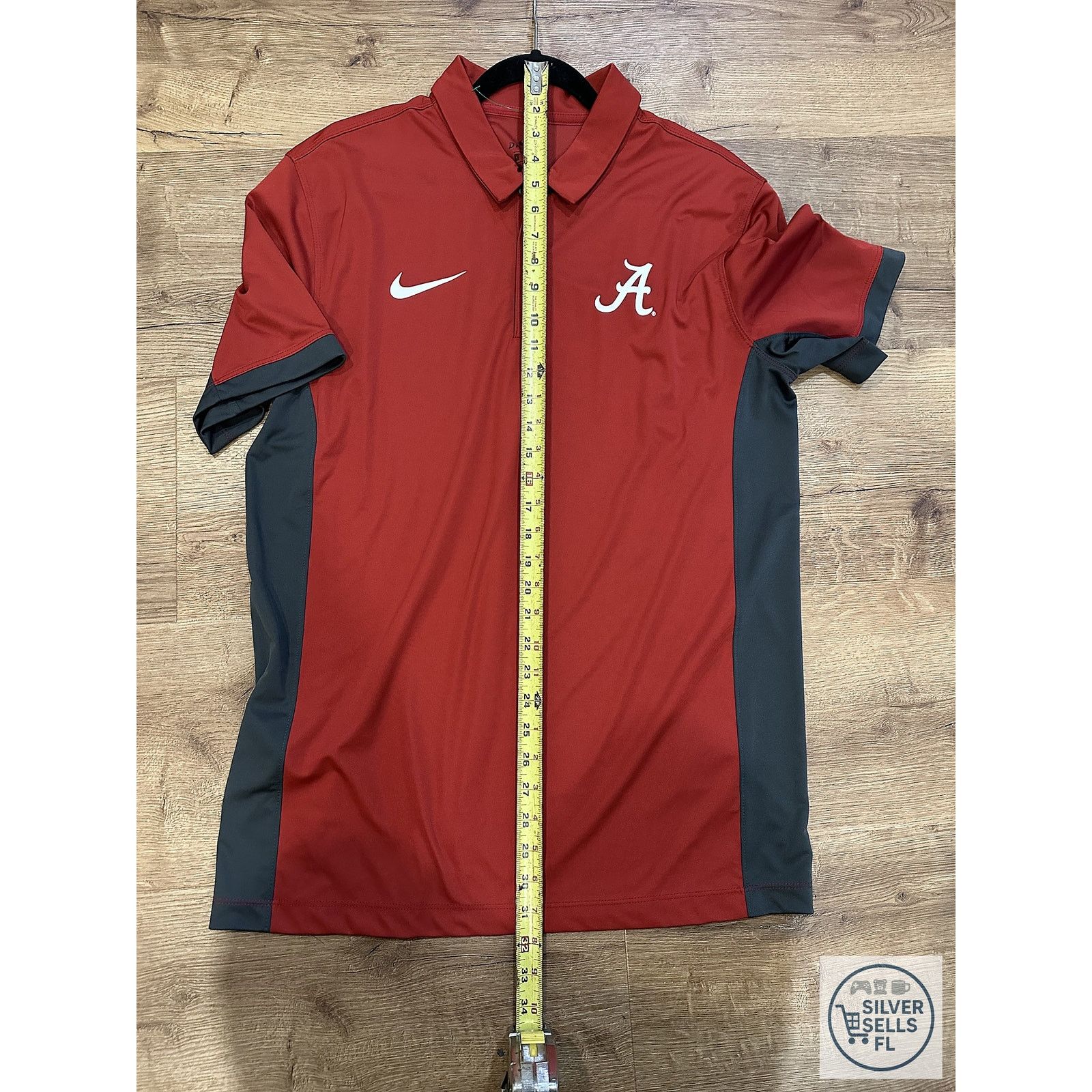 Nike Nike Alabama Crimson Tide Red Dri-FIT Polo Shirt Large Size US L / EU 52-54 / 3 - 8 Thumbnail