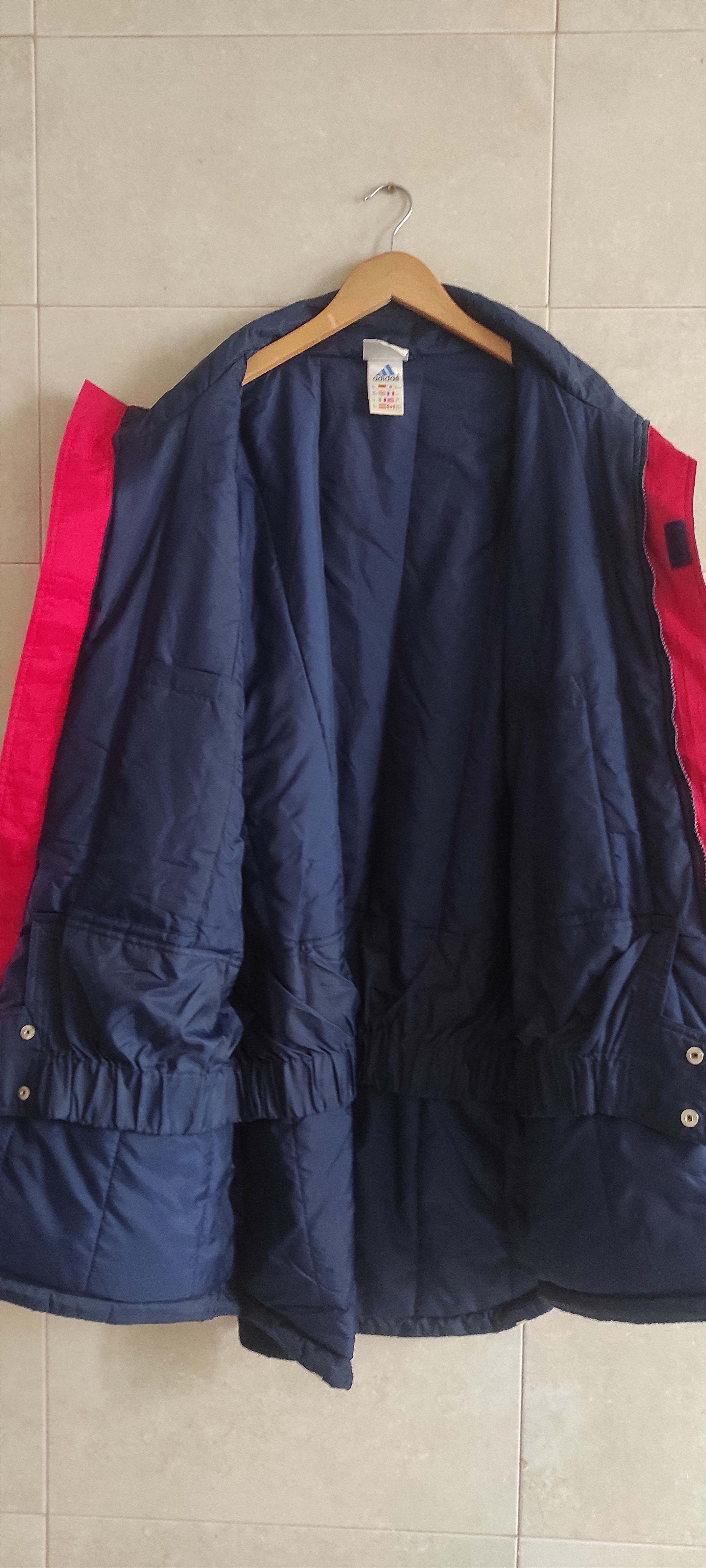 Adidas × Vintage Adidas 3 Stripes Oversize Track Jacket Retro Adidas Bayer Size US XL / EU 56 / 4 - 13 Thumbnail