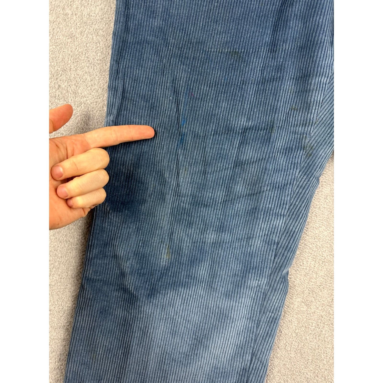 Vintage VINTAGE Corduroy Pants Mens 34x30 Blue Chino Straight Leg 34 Regular USA Casual Size US 34 / EU 50 - 6 Thumbnail