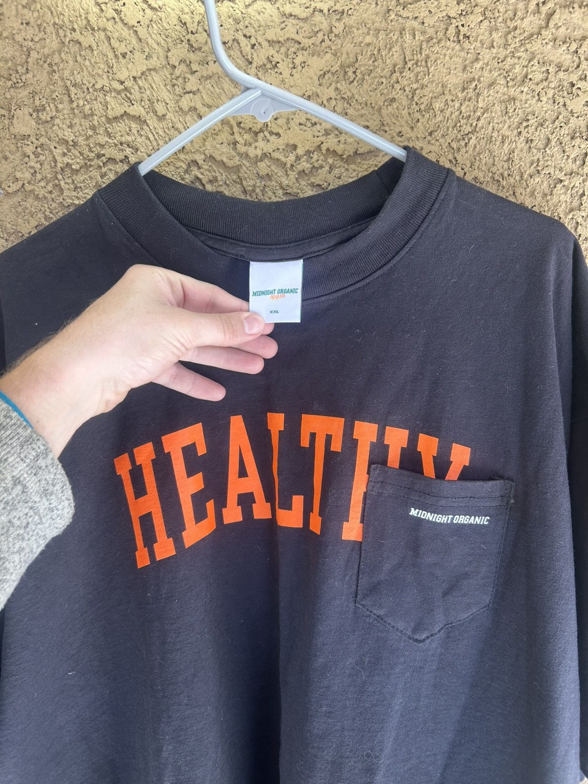 Grailed × Midnight Organic Organic 1991 Midnight Healthy Larry June Pocket Tee XXL Size US XXL / EU 58 / 5 - 2 Thumbnail