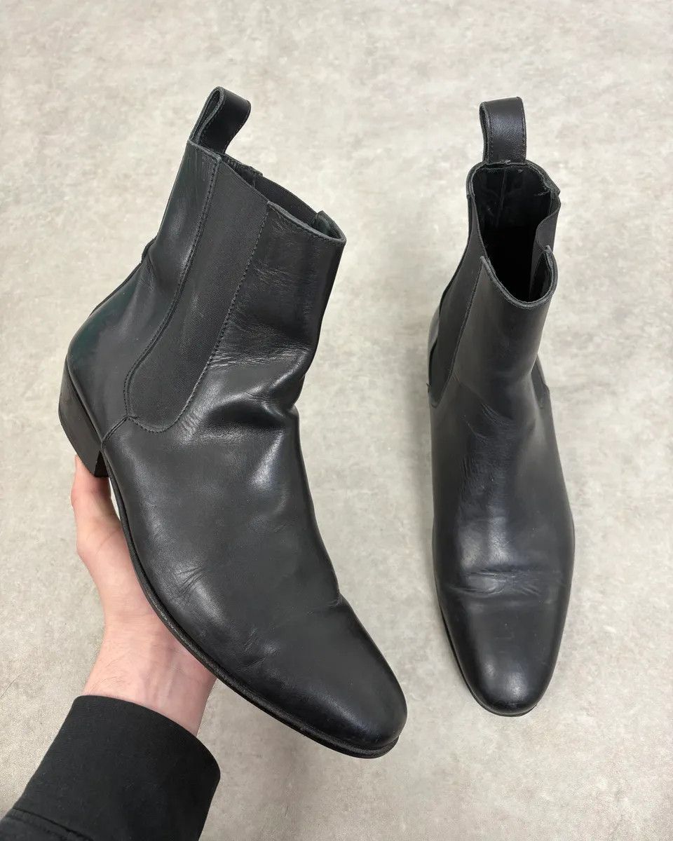 agnes b. Agnès b. Black Leather Chelsea Boots Size US 9 / EU 42 - 1 Thumbnail