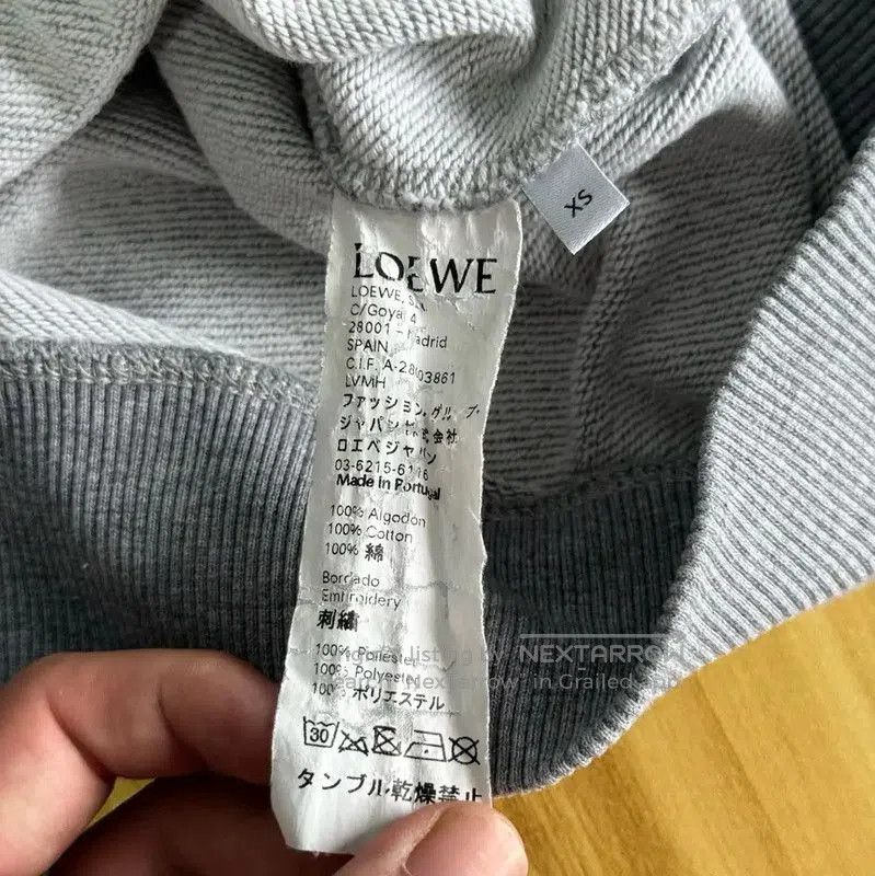 Loewe Loewe Gray Cotton Women's Sweatshirt . Size XS / US 0-2 / IT 36-38 - 6 Thumbnail
