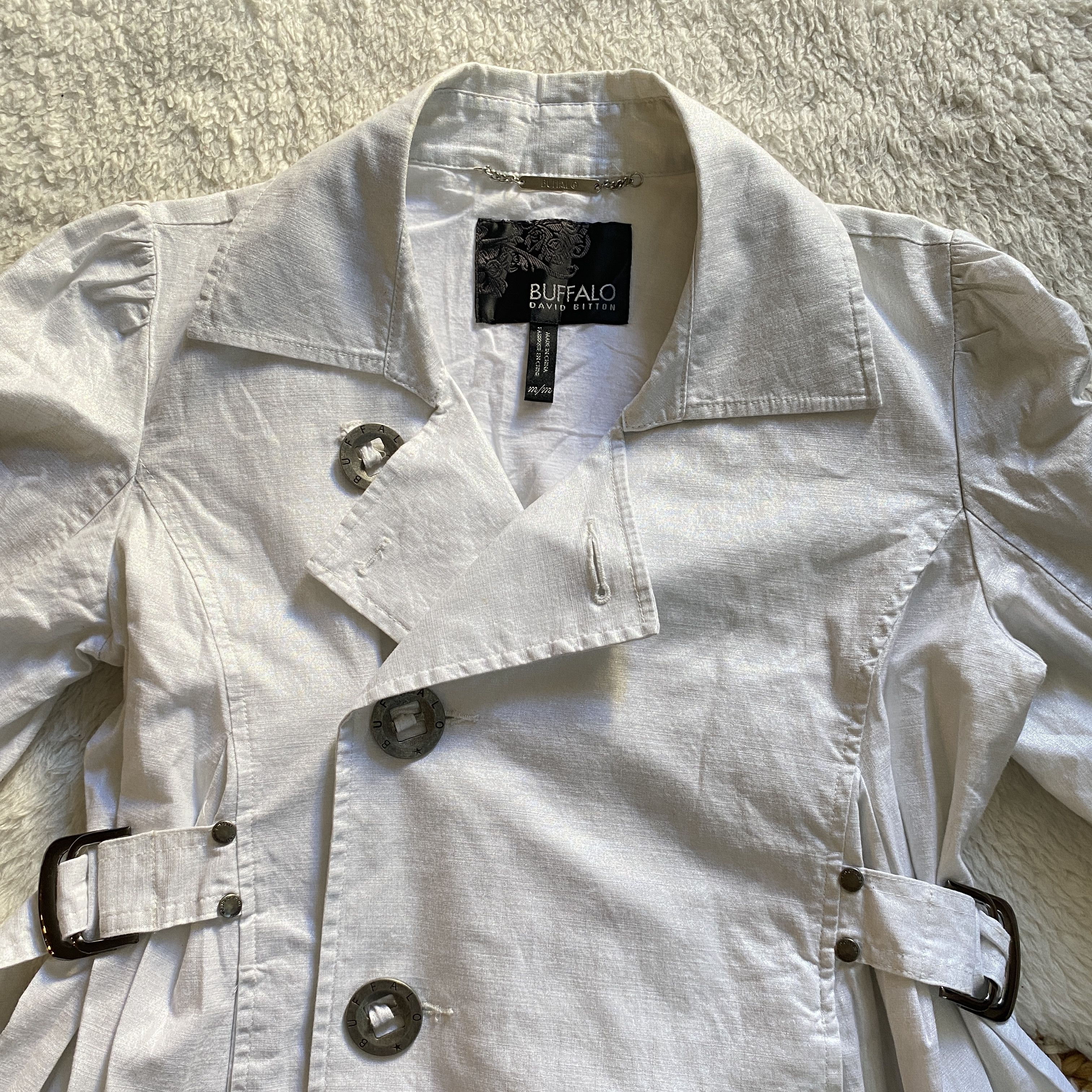 Buffalo David Bitton Buffalo David Bitton White Blazer Jacket Women’s Size M / US 6-8 / IT 42-44 - 20 Thumbnail