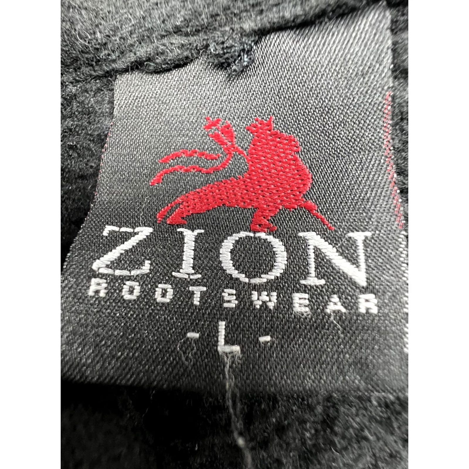 Vintage Zion Rootswear Hoodie Mens L Black Bob Marley One Love Graphic Full Zip Sweatshirt Size US L / EU 52-54 / 3 - 3 Thumbnail