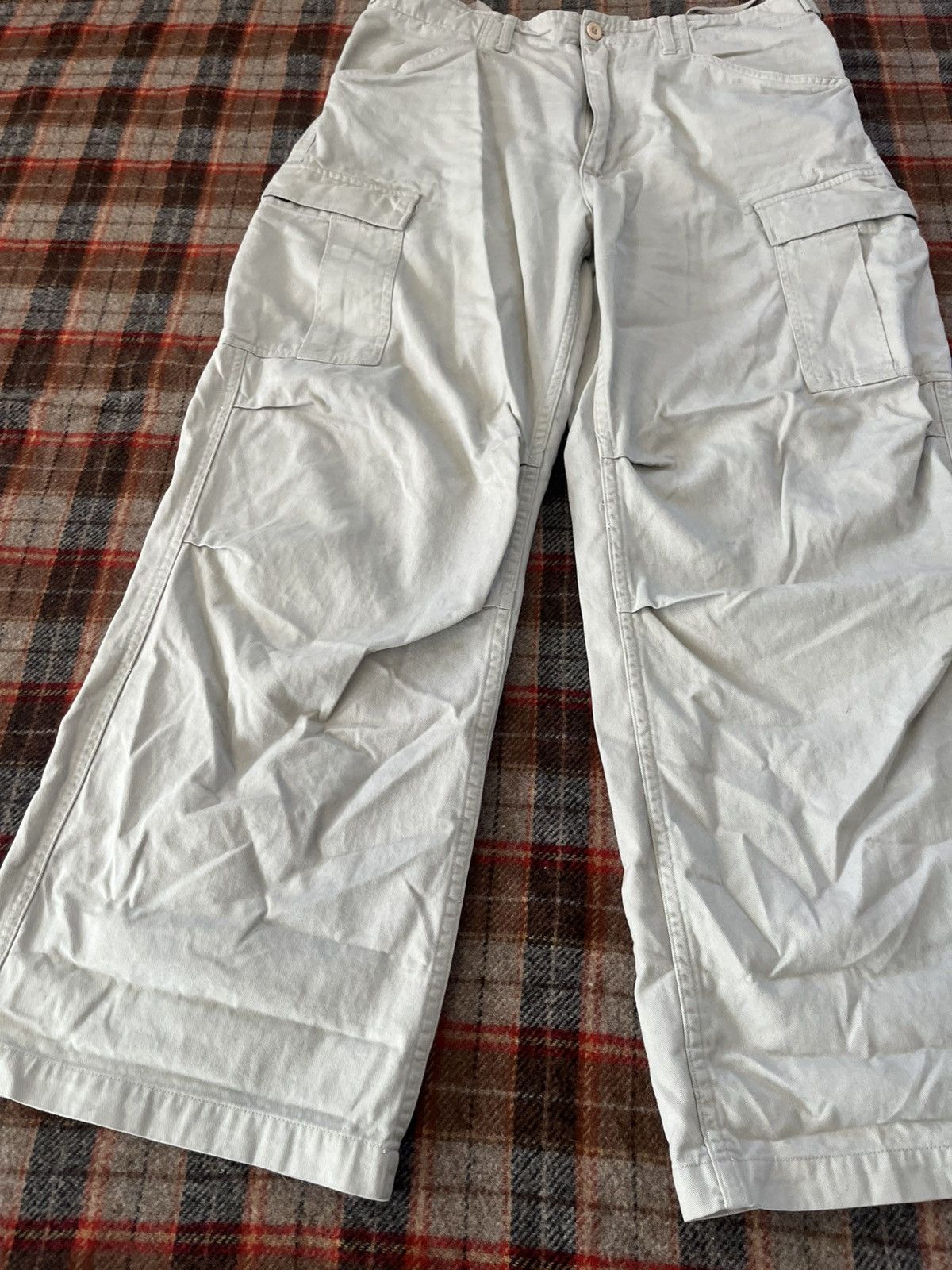 Other Vintage Y2K 2000’s Super baggy Wide leg Cargo skater / pants Size US 34 / EU 50 - 2 Thumbnail
