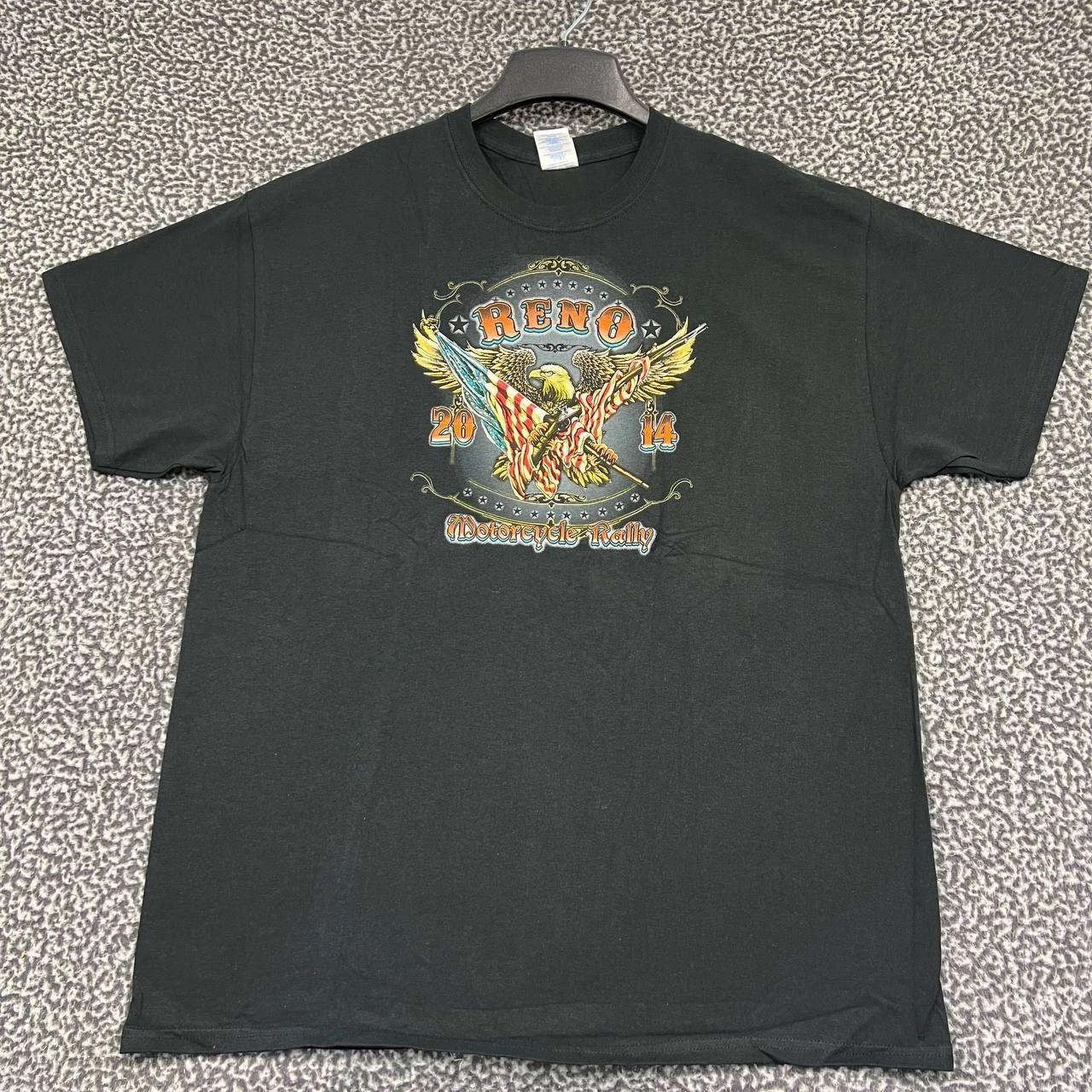 Other Vintage Reno Motorcycle Rally Shirt Men XL Short Sleeve New Size US XL / EU 56 / 4 - 2 Thumbnail