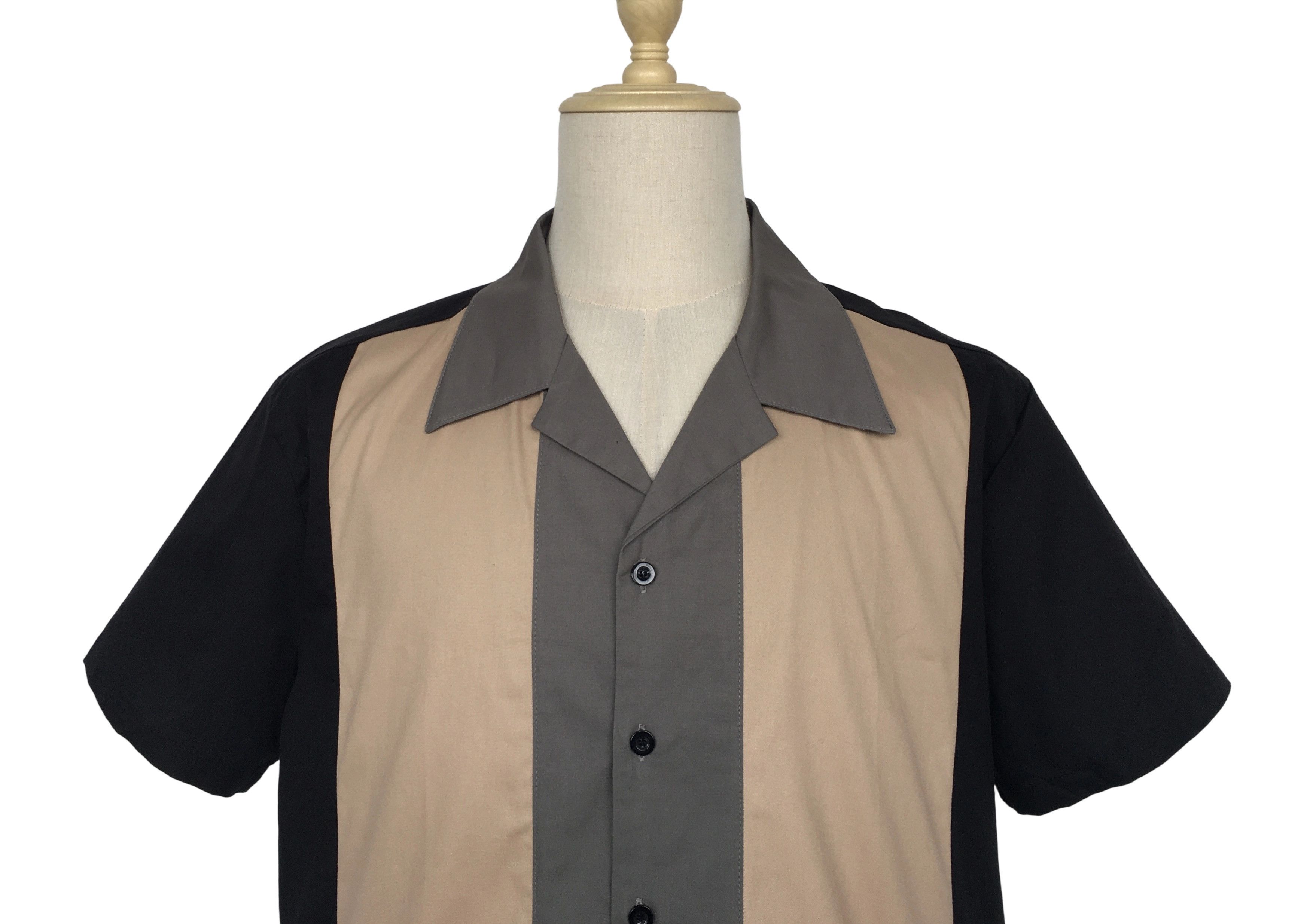 Other Shirts Solid Color Blocking Casual Shirt For Men Size US XL / EU 56 / 4 - 4 Thumbnail