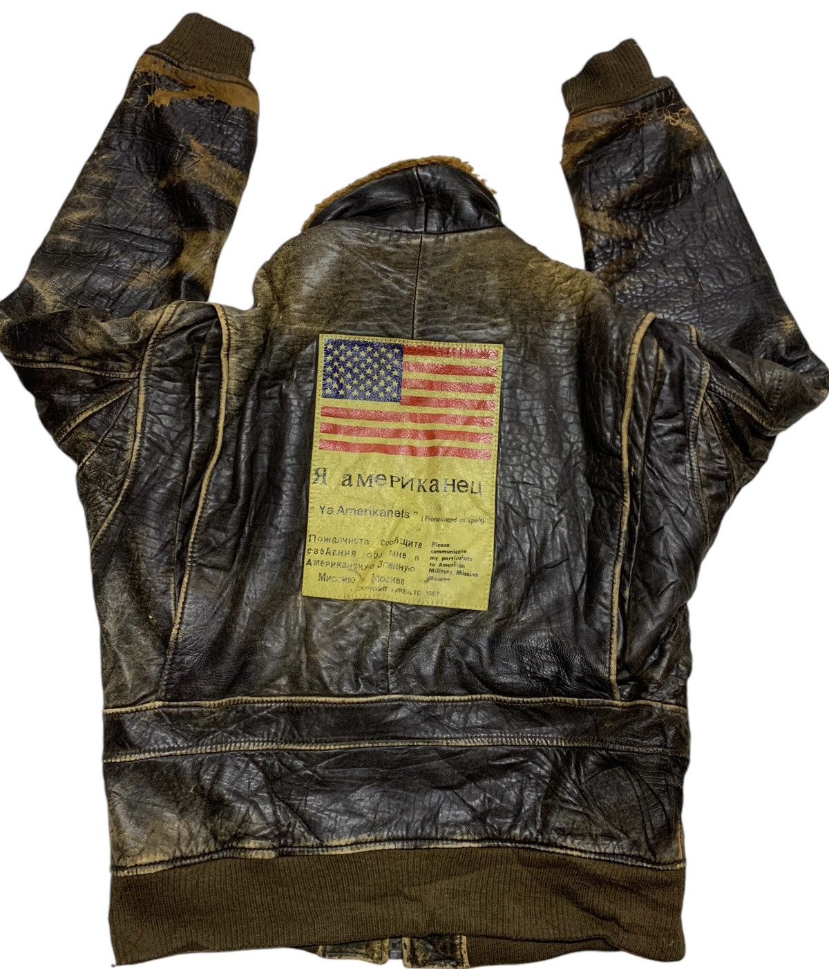 Avirex AVIREX G-1 LEATHER BOMBER FLIGHT JACKET Size US L / EU 52-54 / 3 - 5 Thumbnail