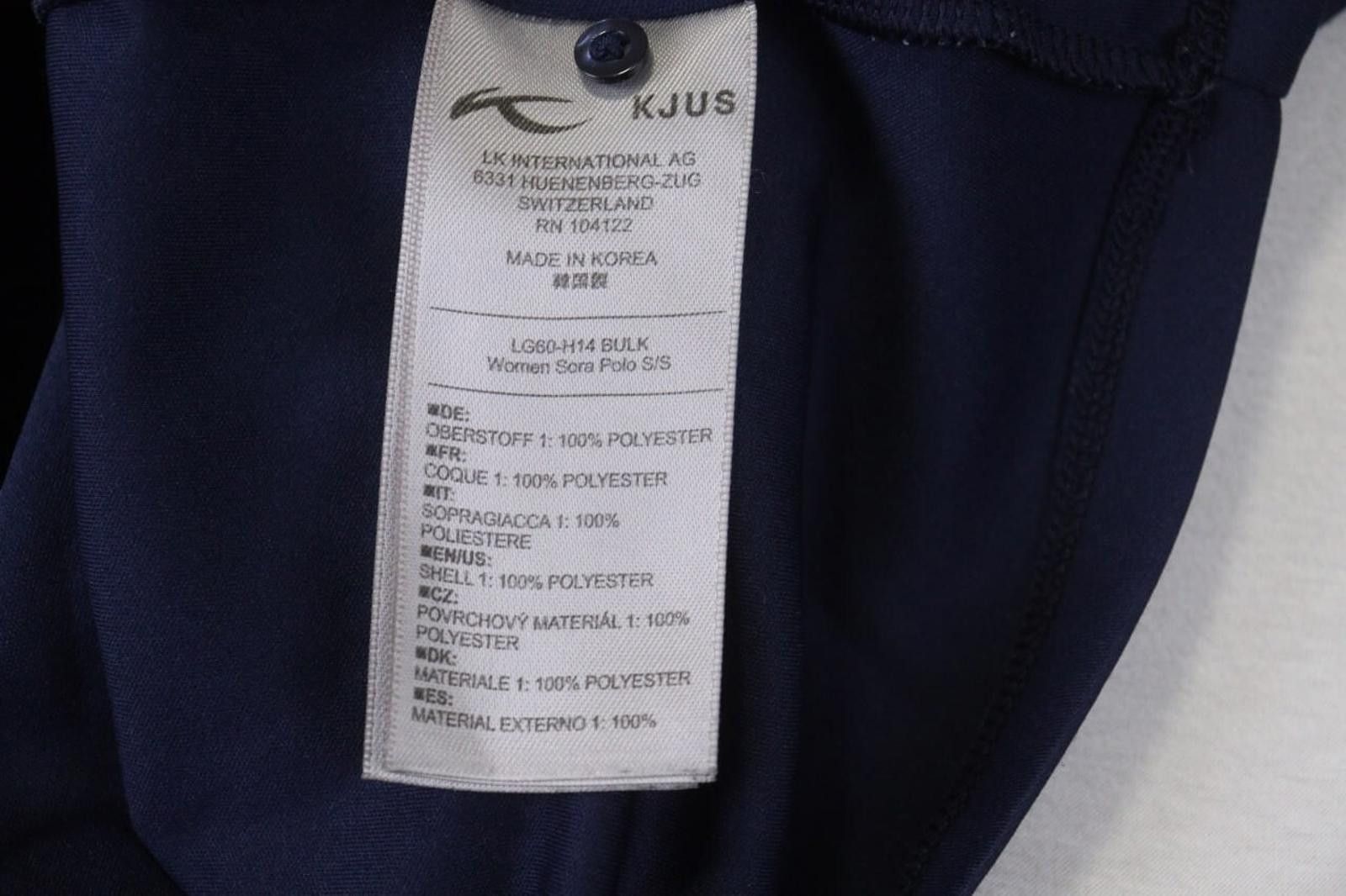KJUS Kjus Navy Collar Fit Button Front Popover Polo Shirt Size L Size L / US 10 / IT 46 - 12 Thumbnail