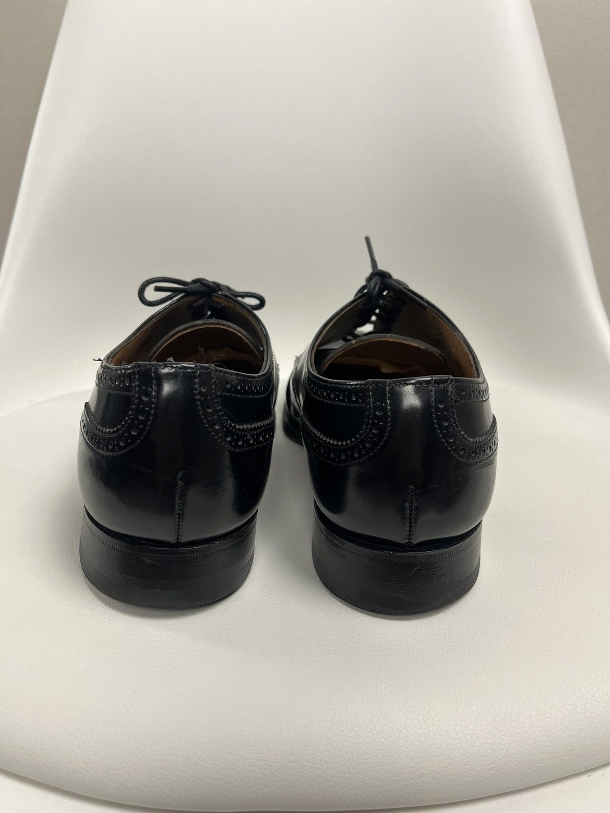 Cheaney Vintage Joseph Cheaney Oxford Brogue Shoes Calf Leather UK 9 Size US 9 / EU 42 - 9 Thumbnail