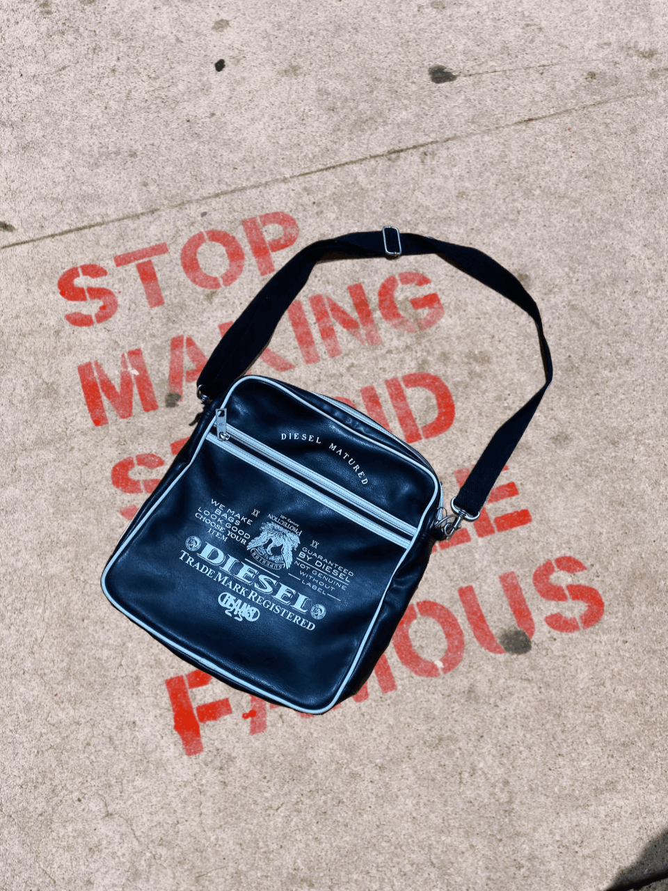 Diesel big print DIESEL Y2K Bag Streetwear Size ONE SIZE - 1 Thumbnail