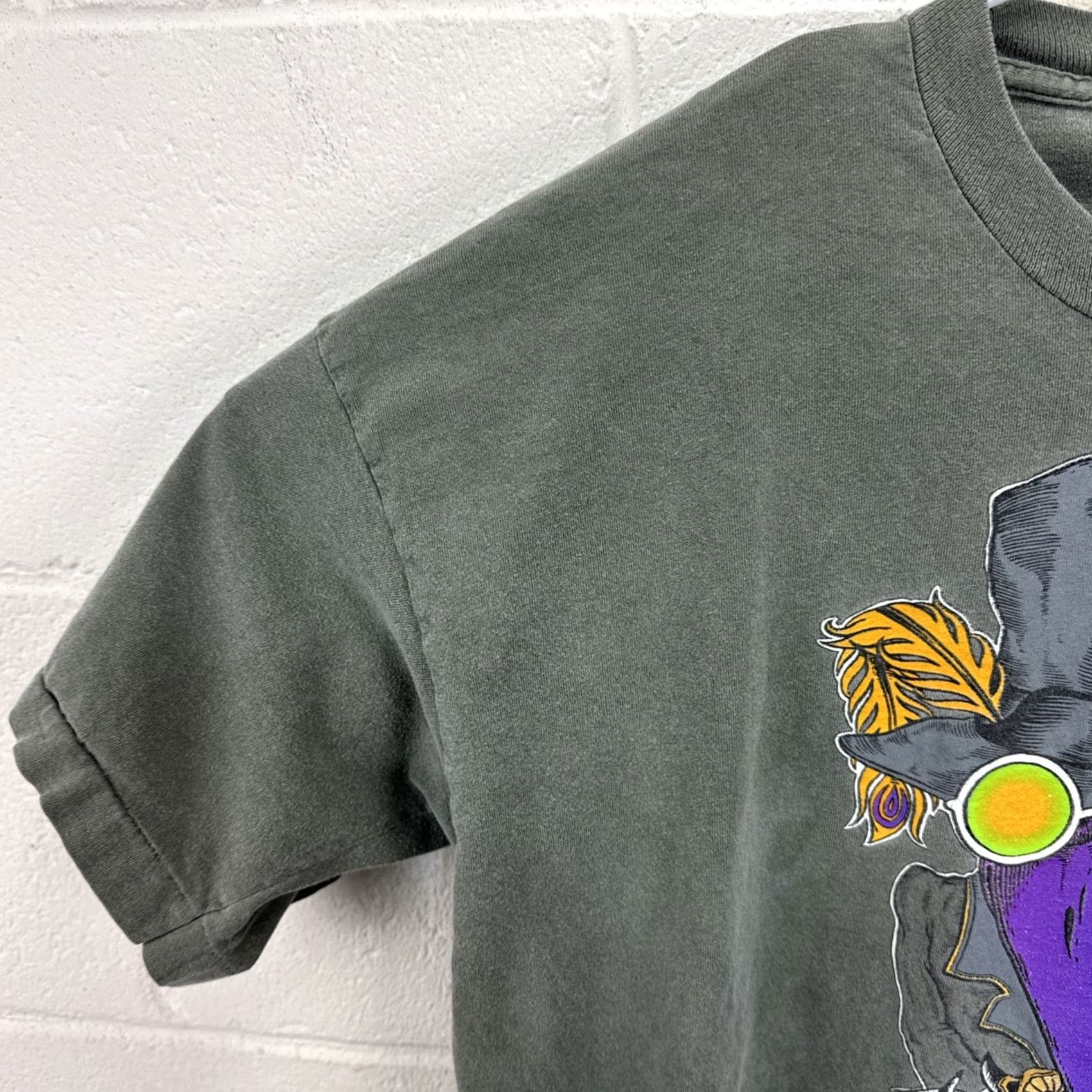 Fruit Of The Loom VINTAGE The Black Crowes T-Shirt XL Green Unisex Adults Shirt 90s Band Rock Logo Graphic Print Short Sleeve Crew Neck Cotton Knit Size US XL / EU 56 / 4 - 4 Thumbnail