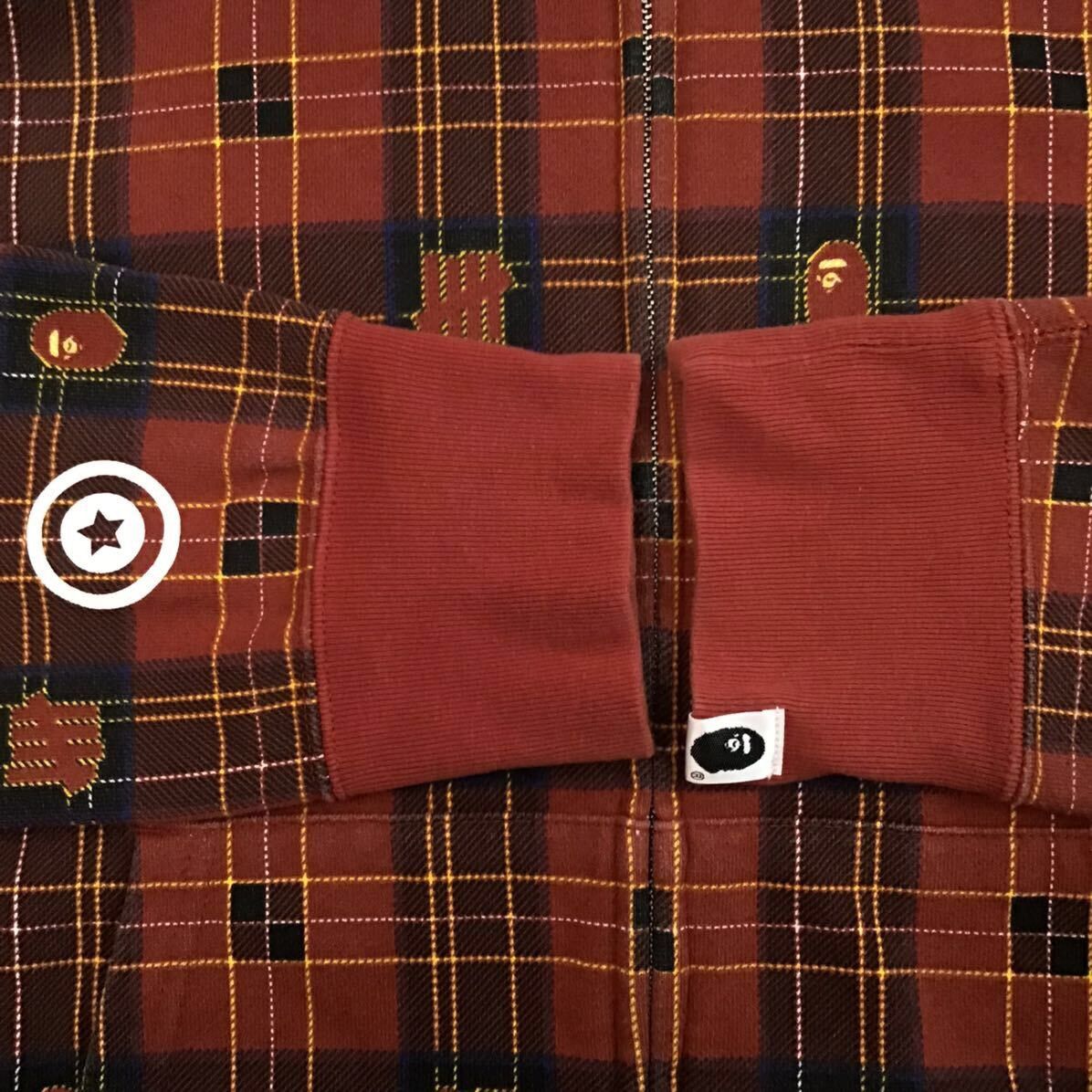 Bape × Undefeated BAPE × Undefeated check shark full zip hoodie a bathing ape Size US M / EU 48-50 / 2 - 7 Thumbnail