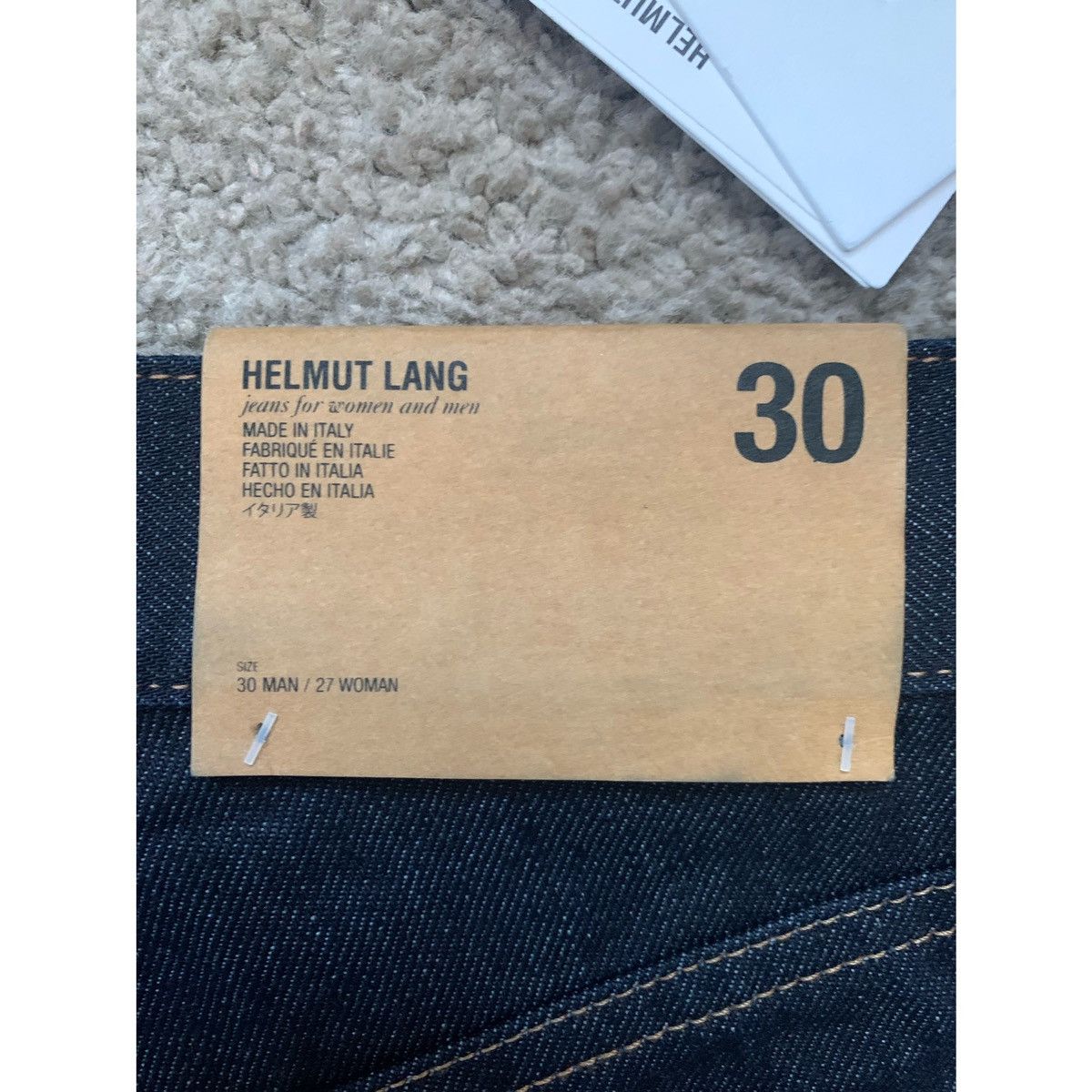 Helmut Lang HELMUT LANG RAW MASC HI WAISTED JEANS Size US 30 / EU 46 - 16 Thumbnail