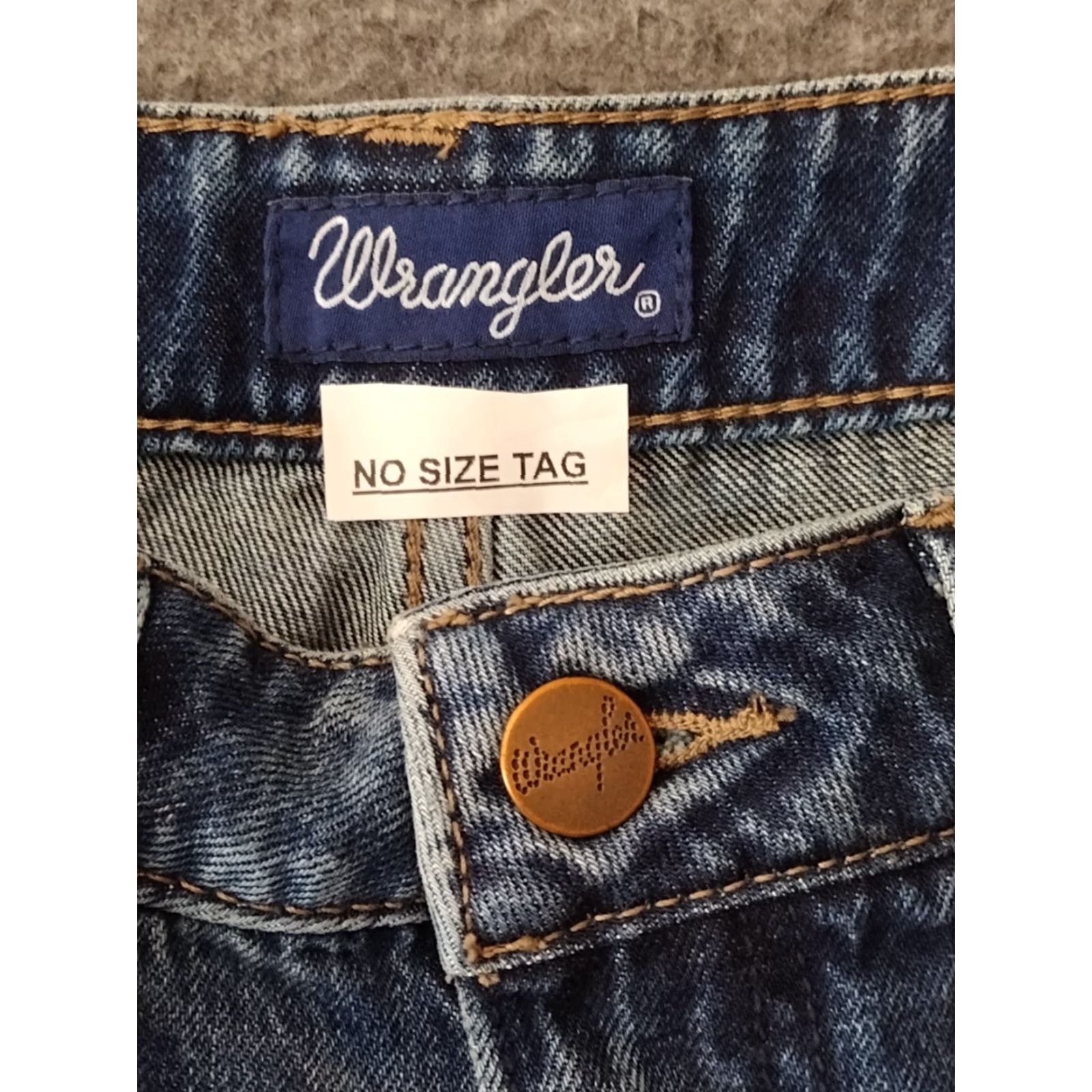 Wrangler Wrangler Jeans 28x38 Denim Distressed High Rise Tapered Leg 5-Pocket Womens Cowboy Style MLeans 80s-90s? Size 28" / US 6 / IT 42 - 5 Thumbnail