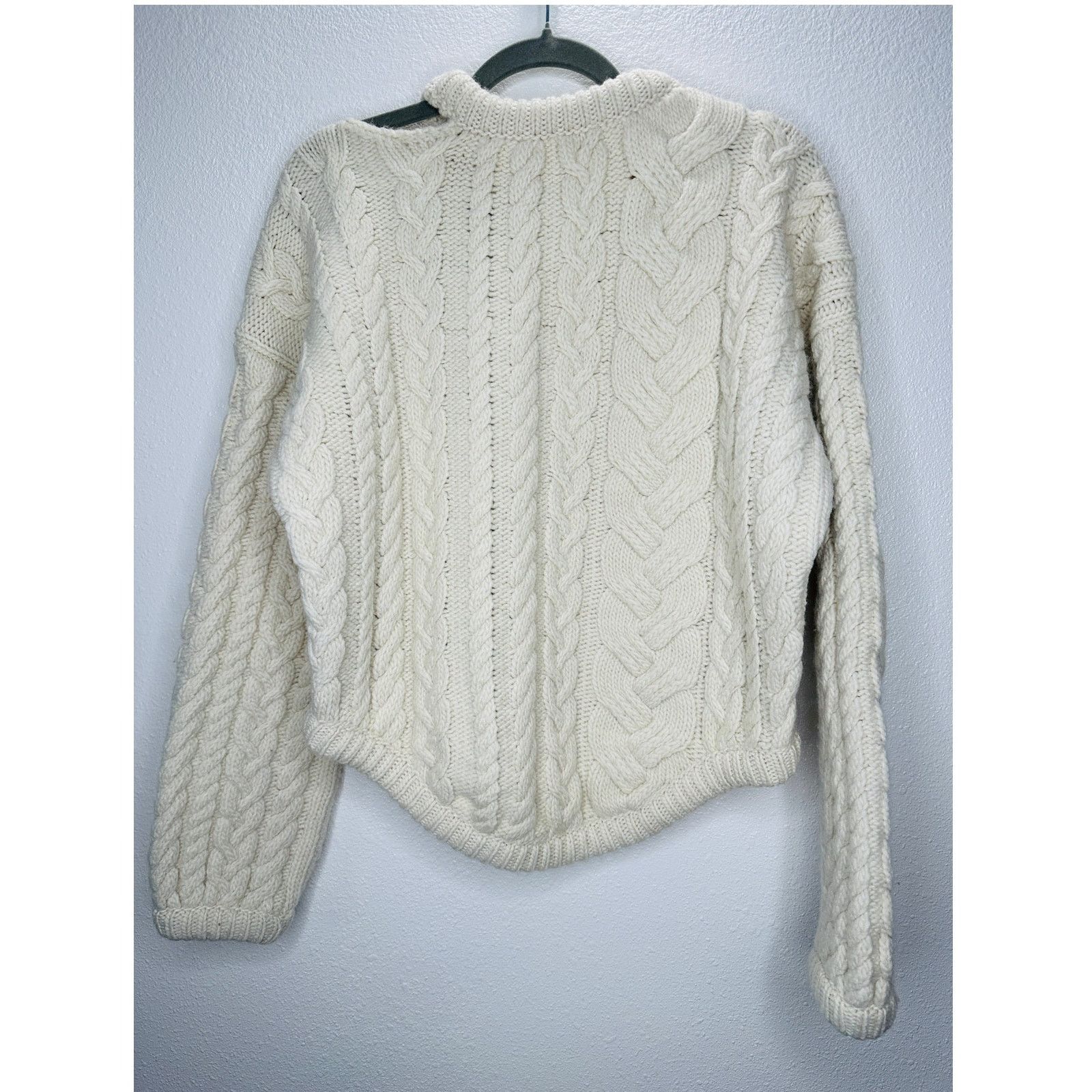 Other Tempest & Bentley Cream Chunky Wool Long Sleeve Sweater M Size M / US 6-8 / IT 42-44 - 6 Thumbnail