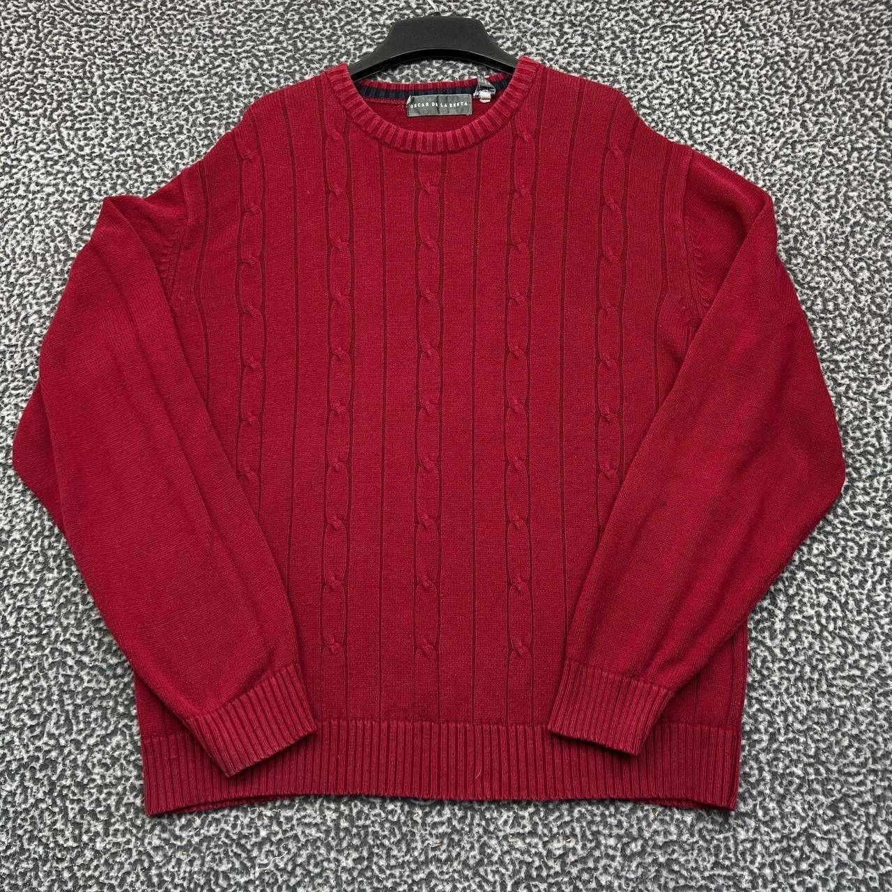 Oscar De La Renta Oscar Dela Renta Sweater Men Cable Knit Pullover Cotton 2XL Size US XXL / EU 58 / 5 - 1 Thumbnail