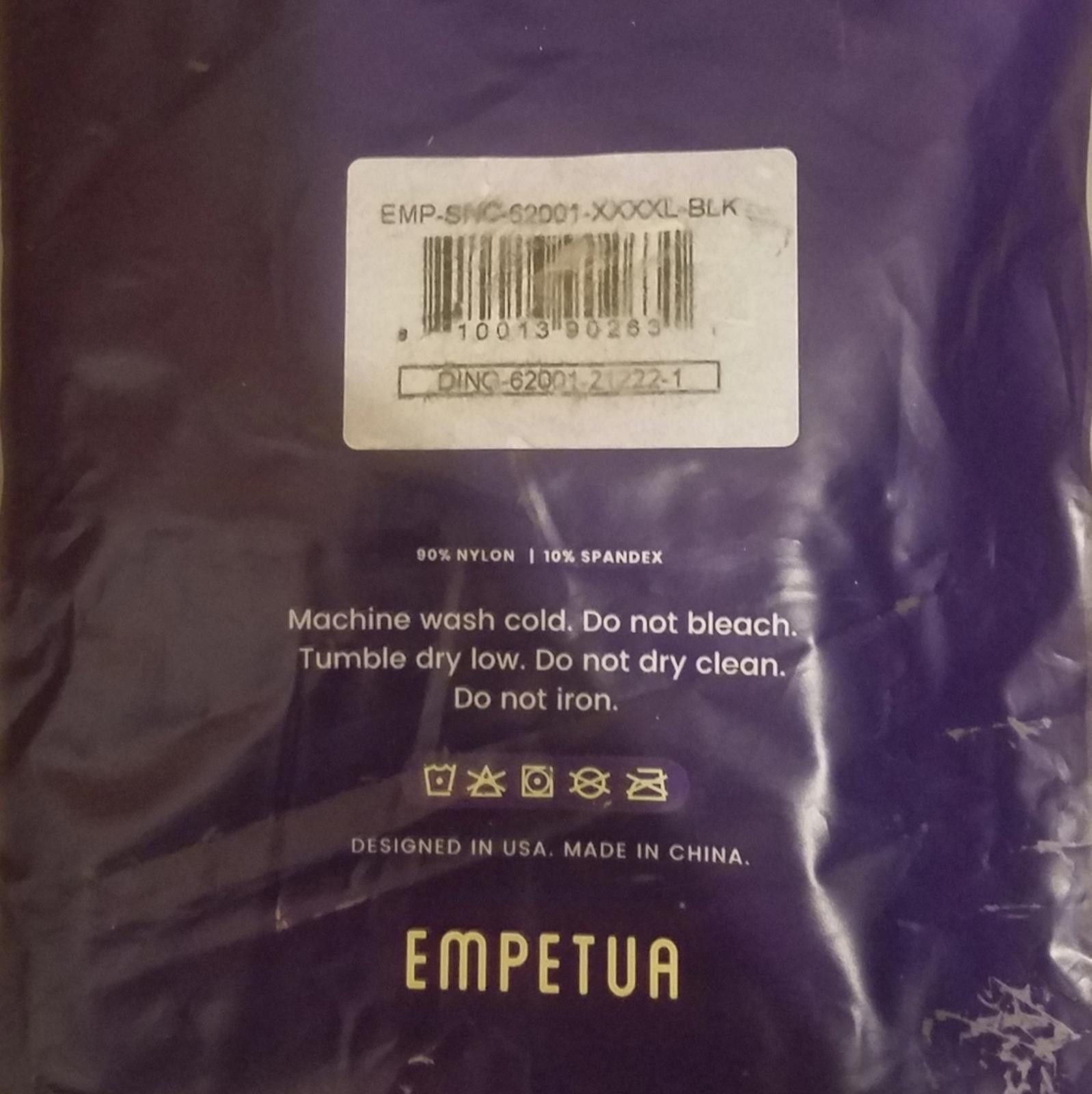 Designer NWT Empetua Scoop Neck Cami 4XL Black Size ONE SIZE - 2 Thumbnail