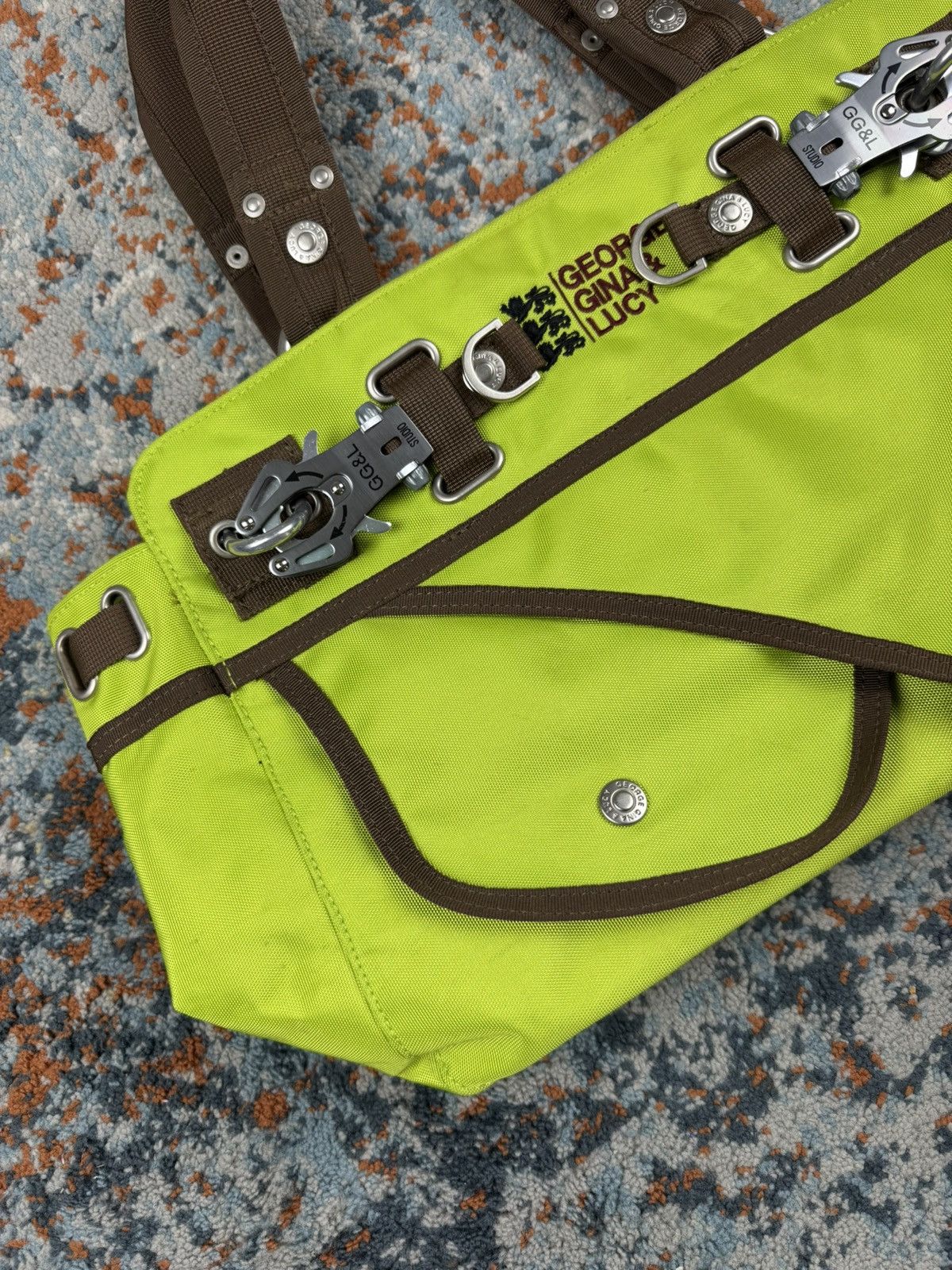 George Gina & Lucy × Vintage Vintage Y2K George Gina & Lucy baggy smith neon green bag Size ONE SIZE - 8 Thumbnail