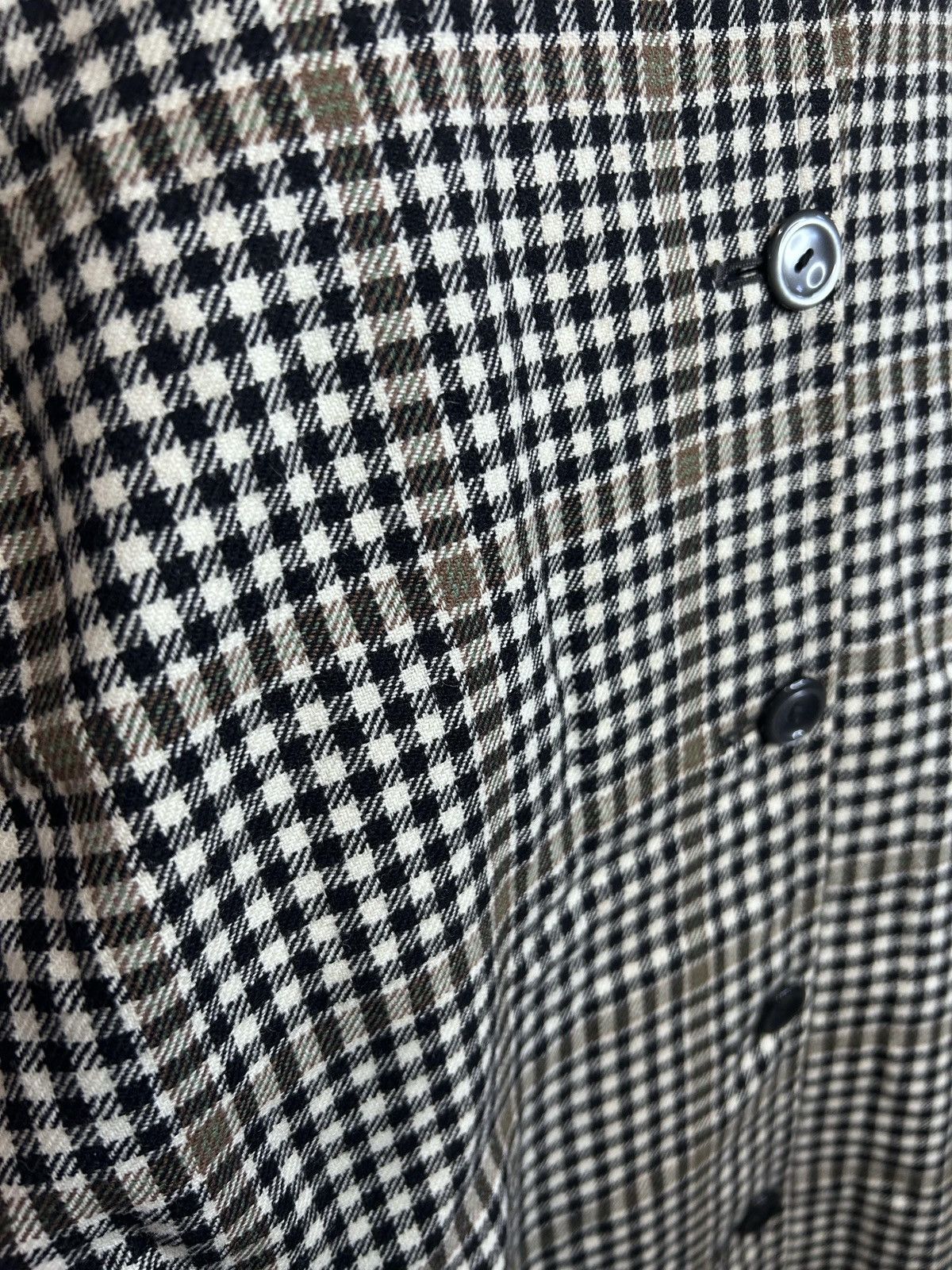 Other Vintage plaid reversible Cape Coat Size sm-m Black and Beige Size M / US 6-8 / IT 42-44 - 6 Thumbnail