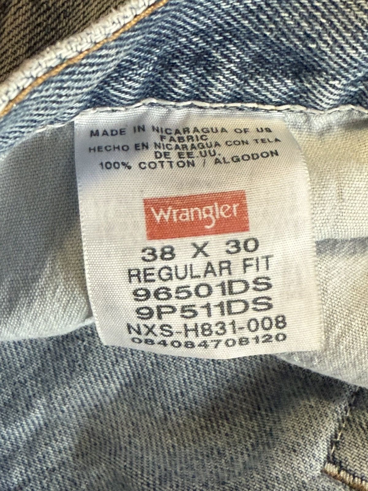 Wrangler Vintage Wrangler Blue Denim Jeans Size US 38 / EU 54 - 4 Thumbnail